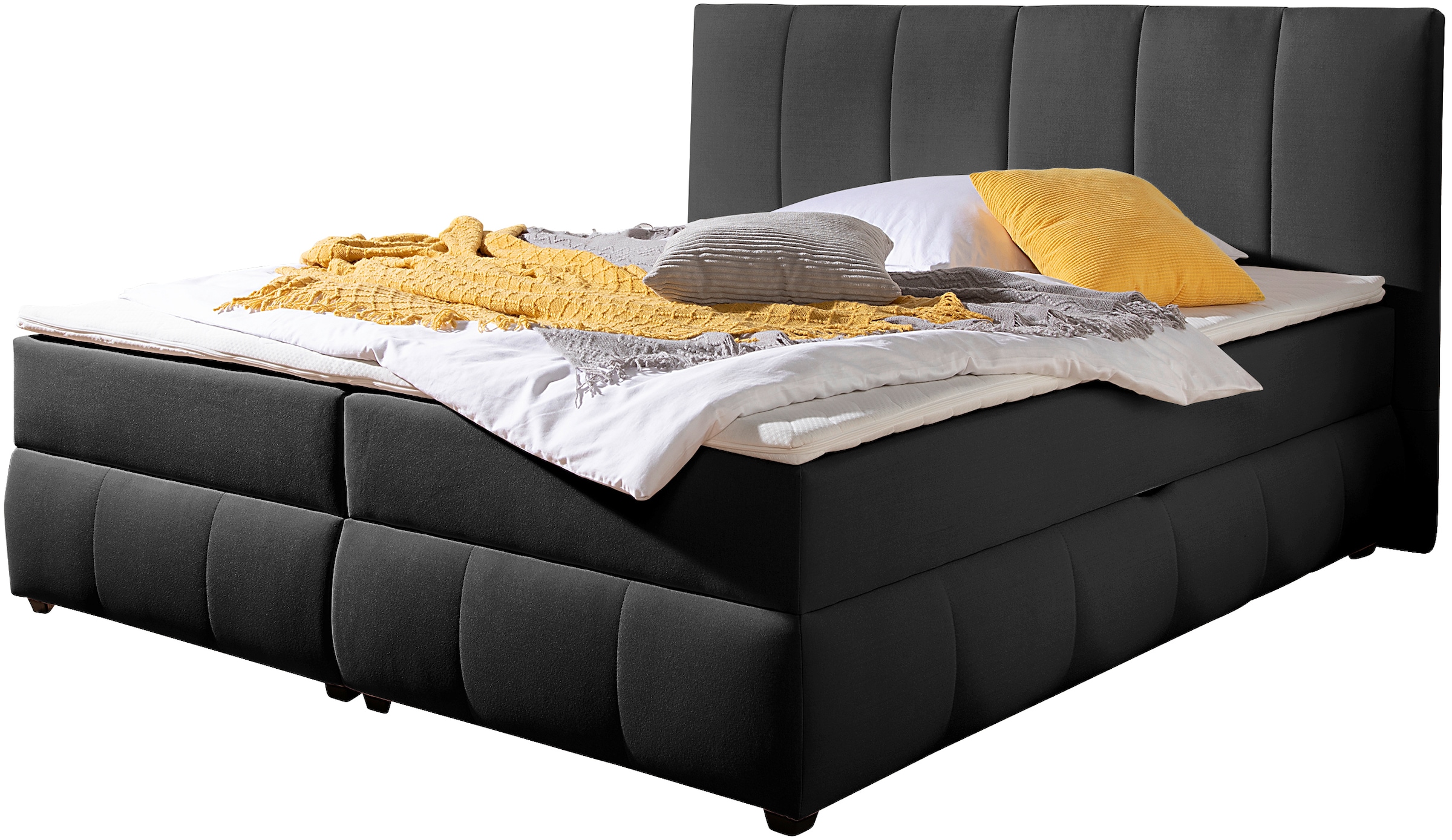 INOSIGN Boxbett »Hartley«, Inkl. Bettkasten & Topper, wählbar in H2, H3 o. H4