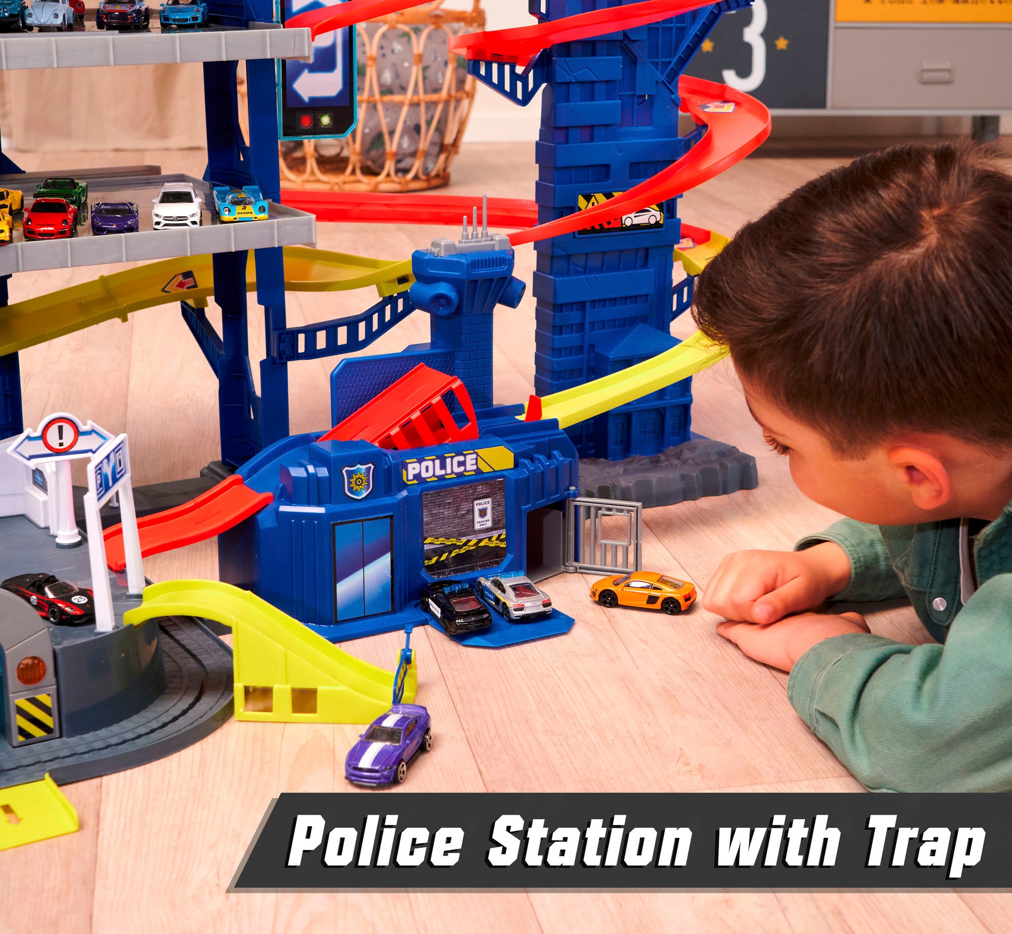 majORETTE Spiel-Parkgarage »Super Chase Center«, mit Licht & Sound