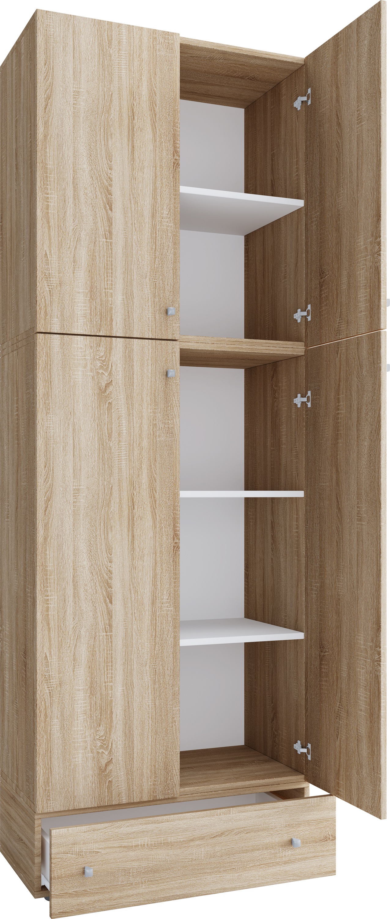 VCM Aktenschrank »VCM XXL Büroschrank mit 5 Fächern und einer Schublade | moderner Aktenschrank mit Drehtüren | Maße ca. H. 200 x B. 70 x T. 39 cm ¿ Lona 5-Fach«, (1 St.)