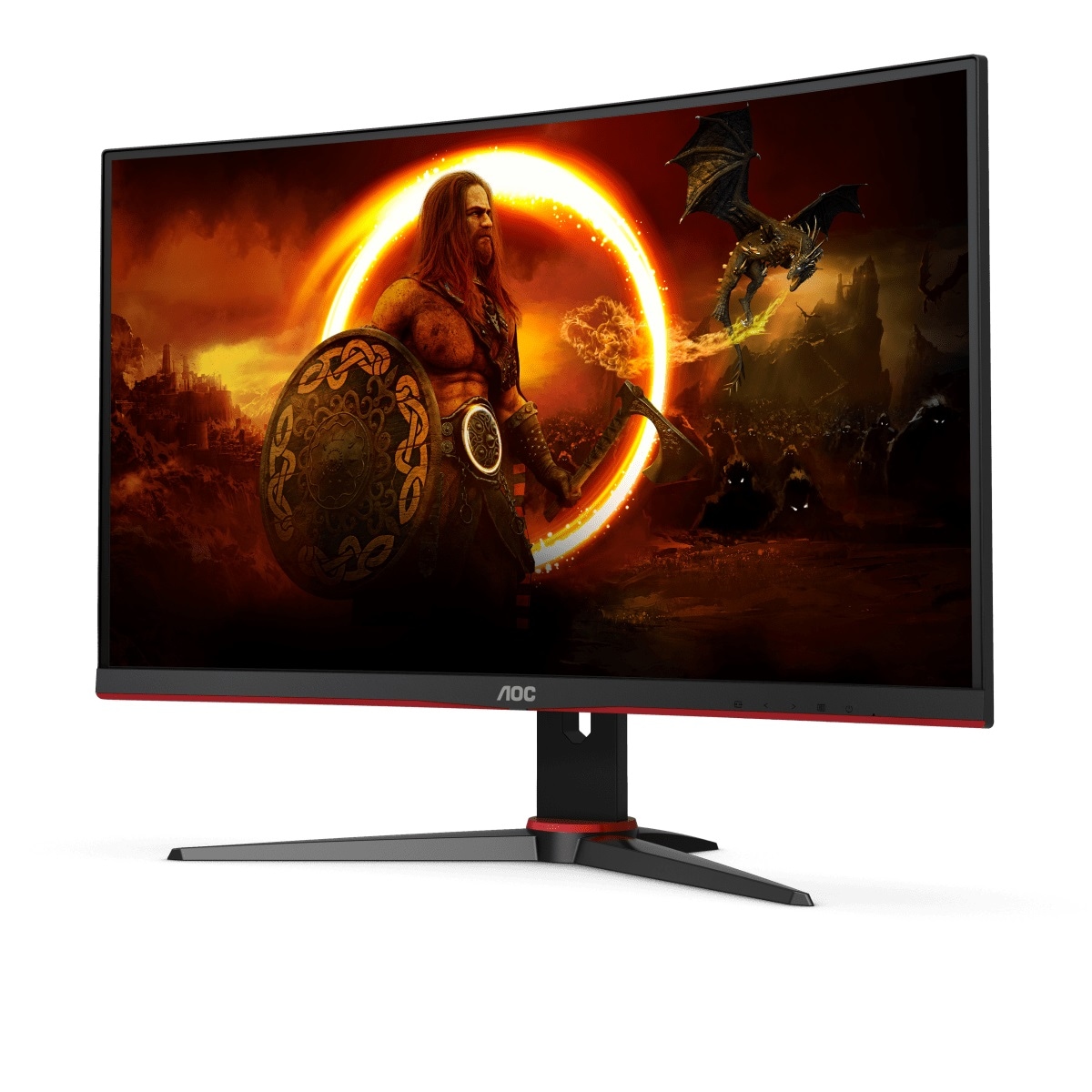 Hyrican Gaming-PC-Komplettsystem »Rockstar SET02313«, Windows 11, inklusive 27" Monitor AOC C27G2AE/BK