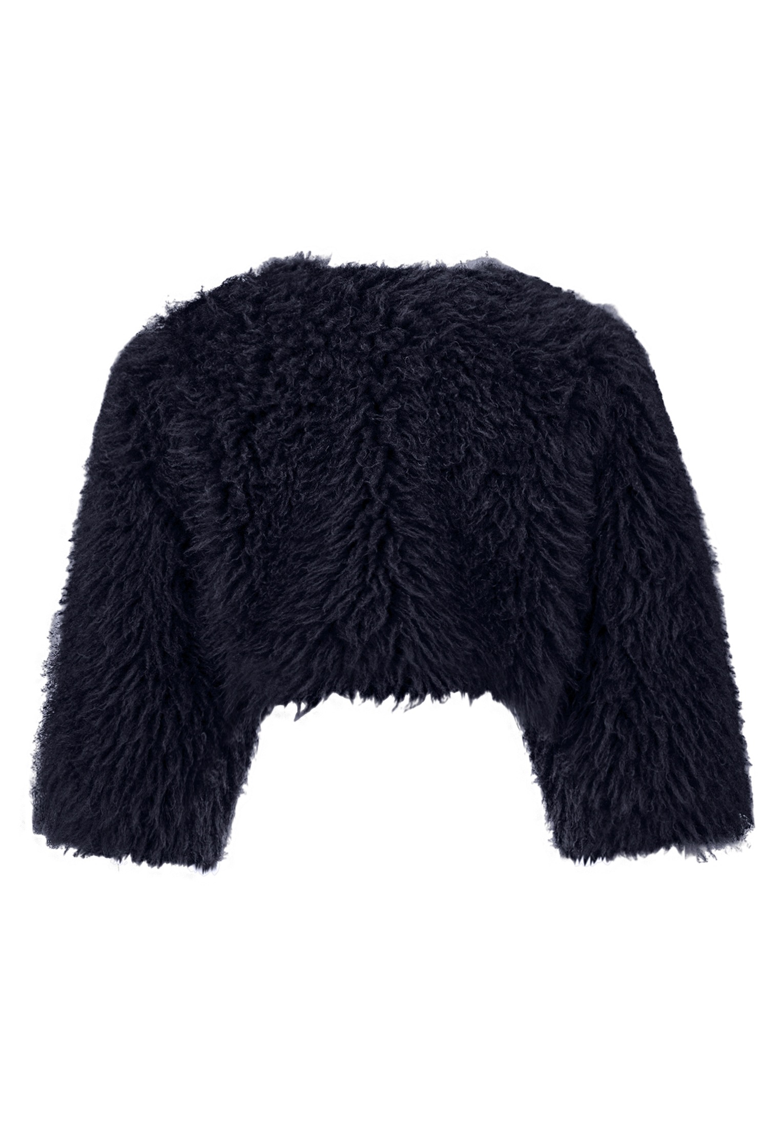 Vera Mont Fellimitatjacke »Damen mit Rundhalsausschnitt«