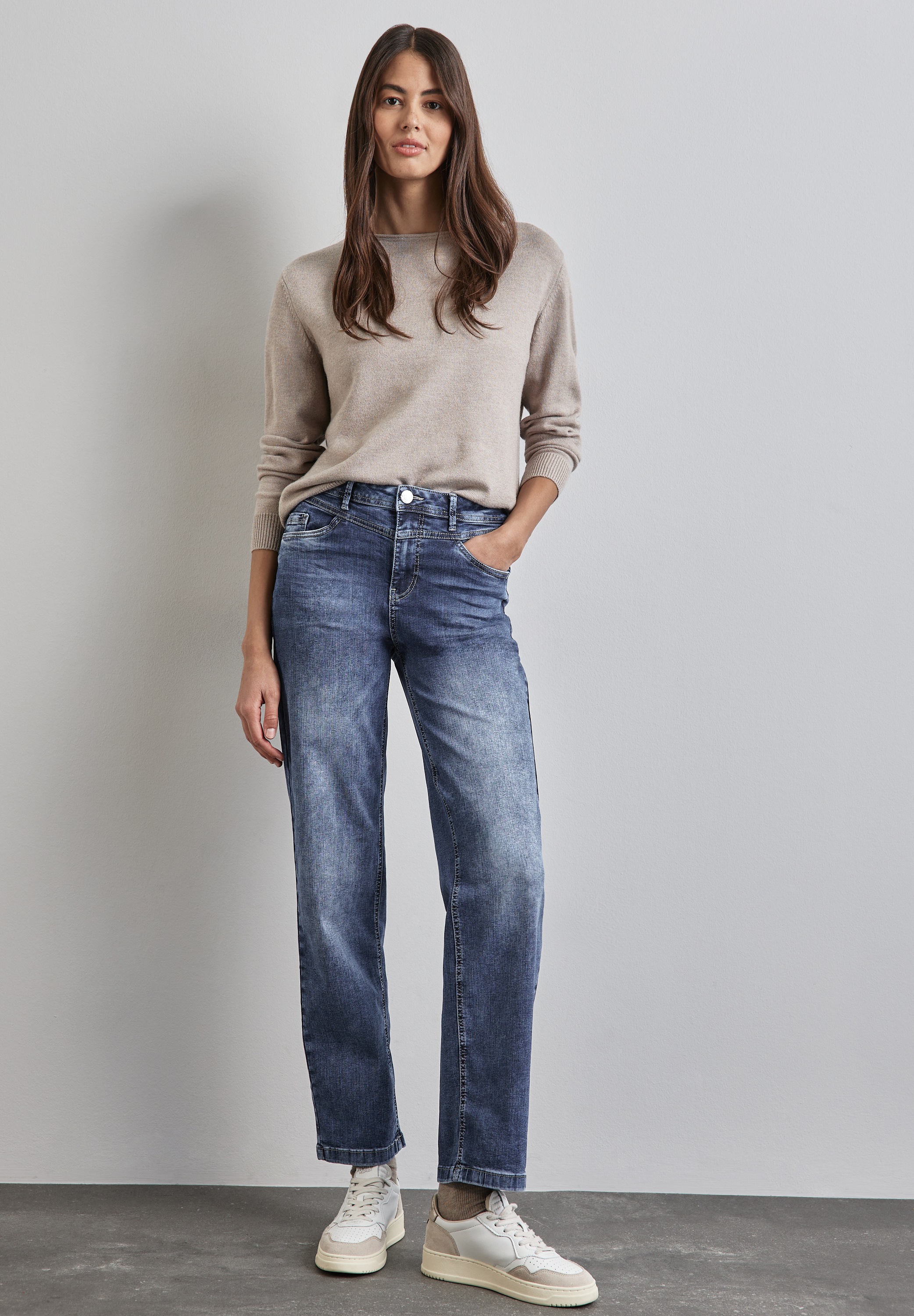 STREET ONE Weite Jeans, 5-Pocket-Style