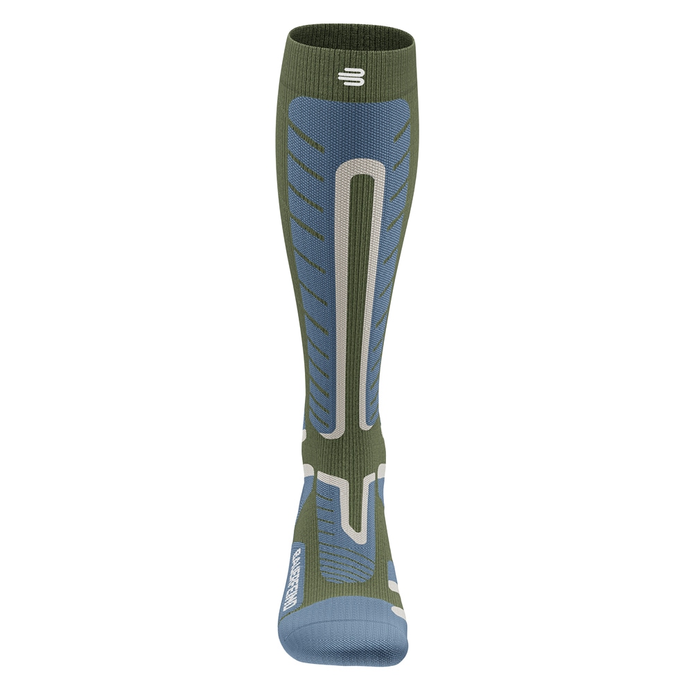 Bauerfeind Sportsocken »SKI ALPINE COMPRESSION SOCKS« für Alpinski und Snowboard, mit ausgesparten Polsterzonen