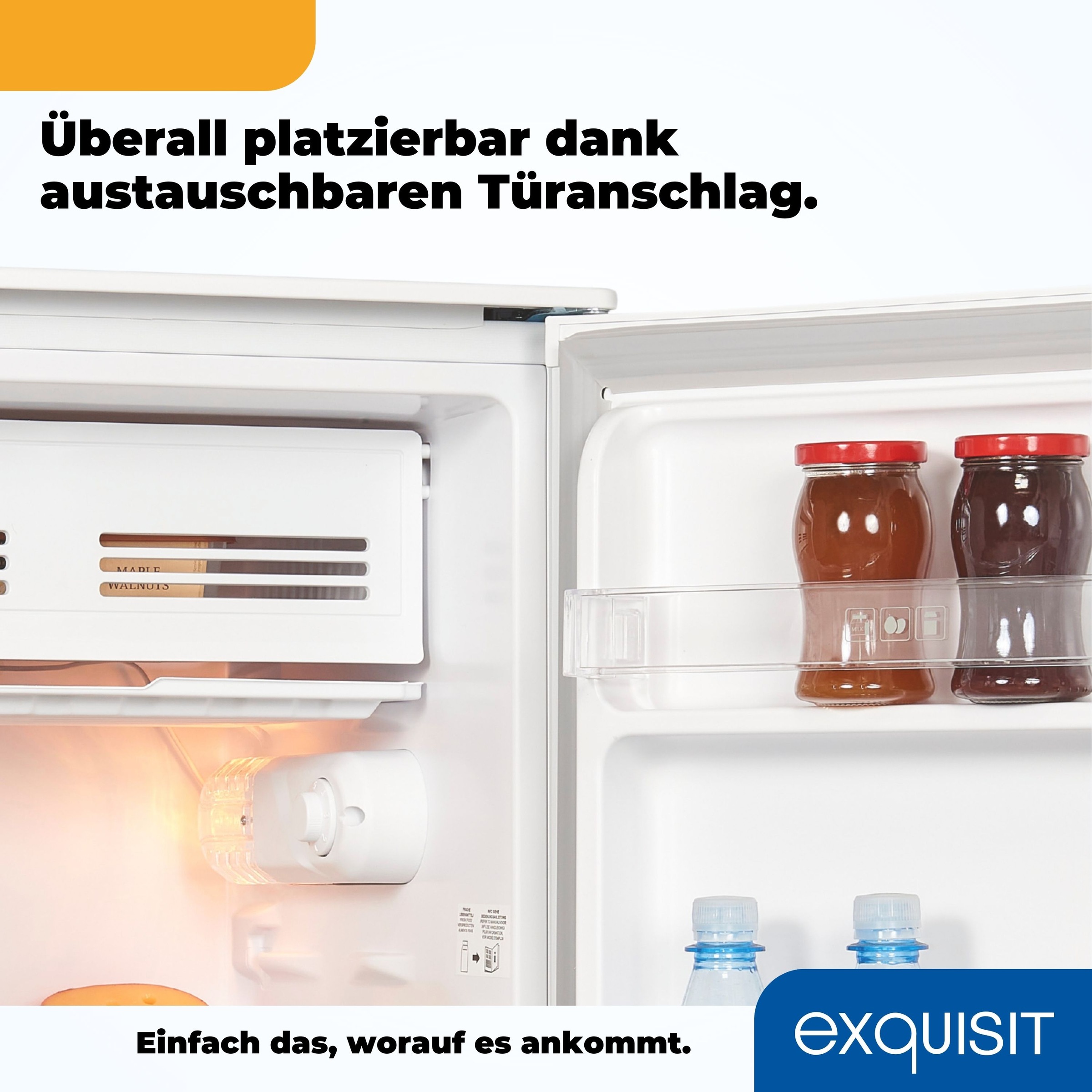 exquisit Kühlschrank »KS116-0-041E weiss«