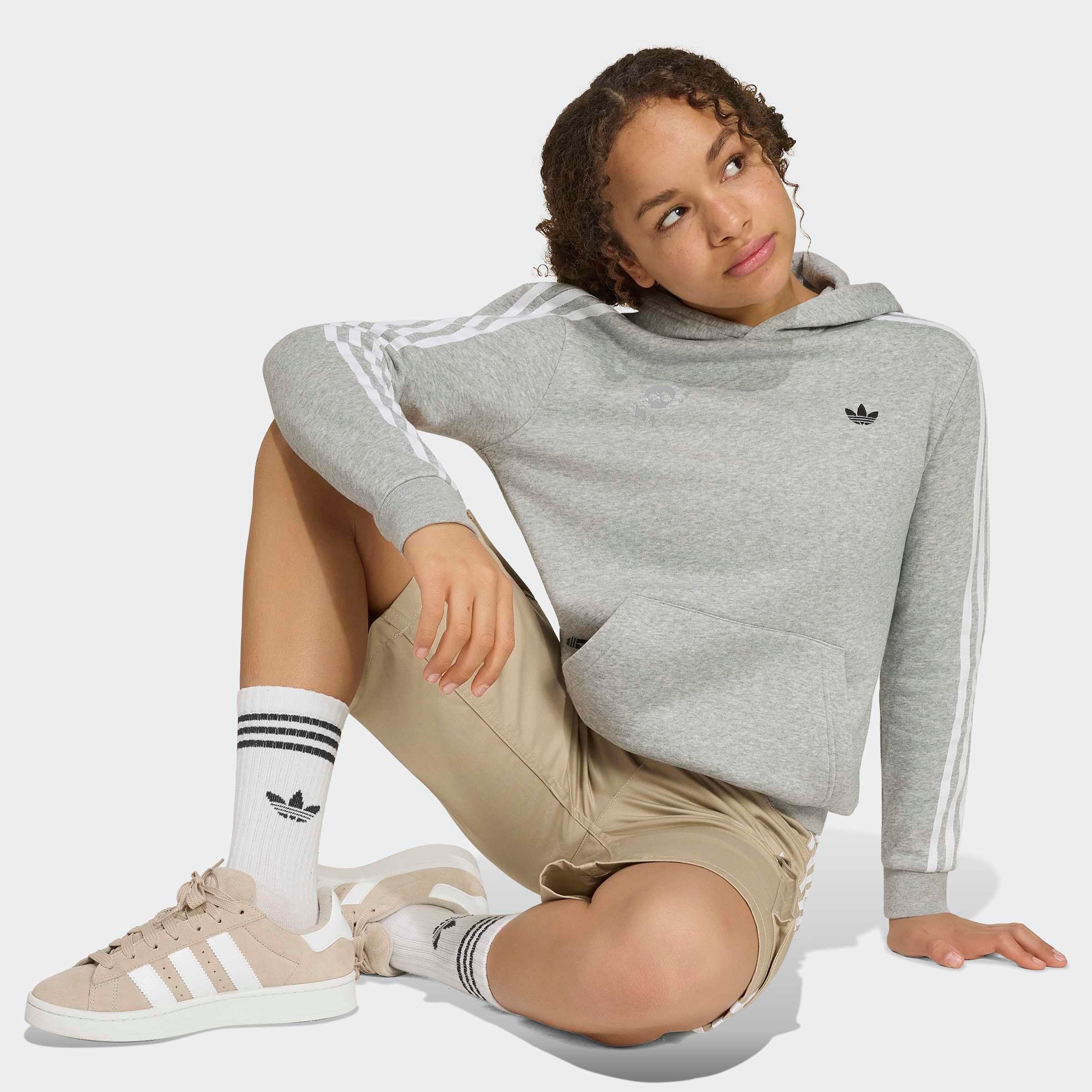 adidas Originals Kapuzensweatshirt »GRAFIK-HOODIE, LOCKER GESCHNITTEN«
