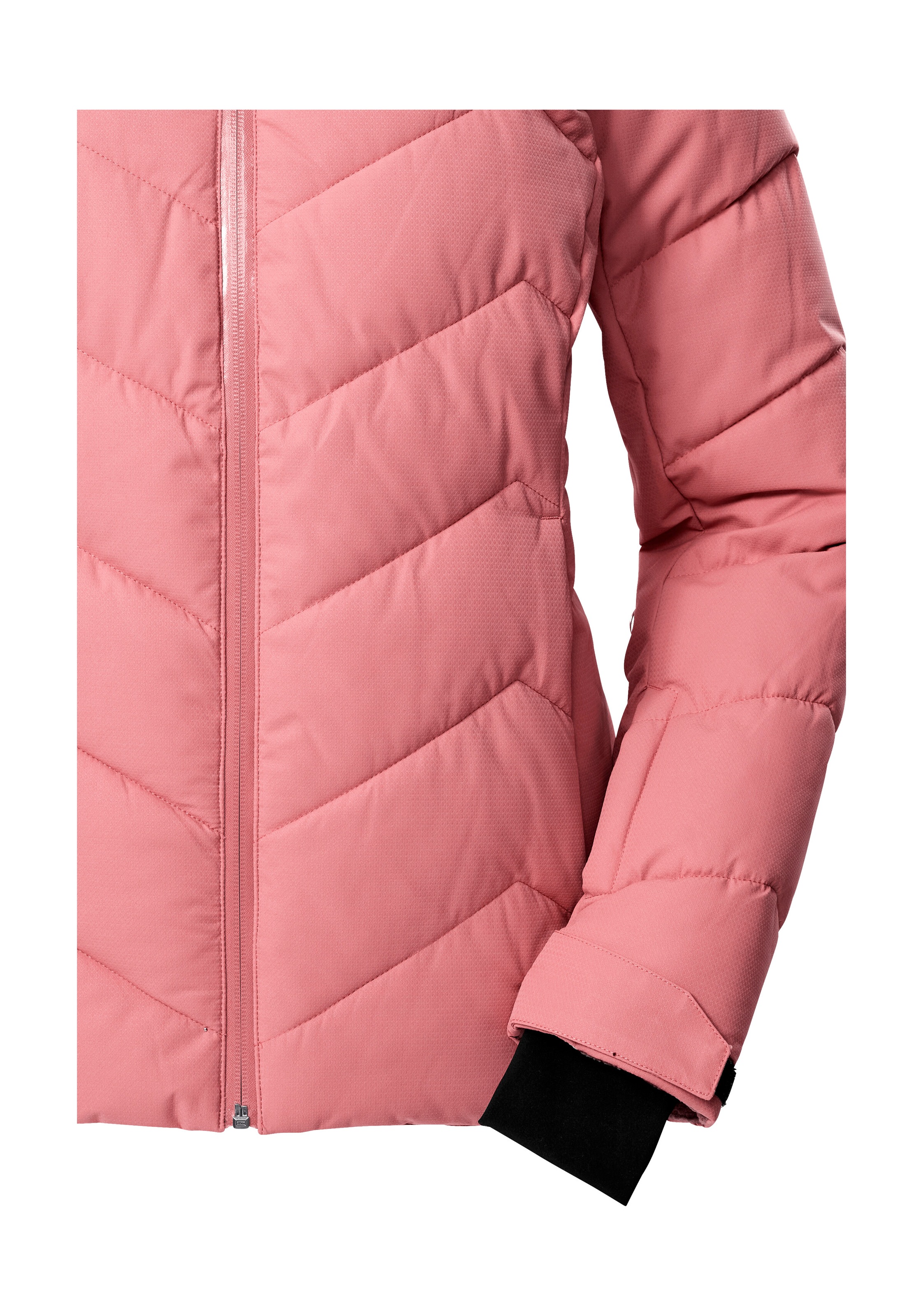 Killtec Skijacke »KSW 31 WMN SKI QLTD JCKT«, Winddichte, wasserabweisende Skijacke mit Daunenoptik und Schneefang