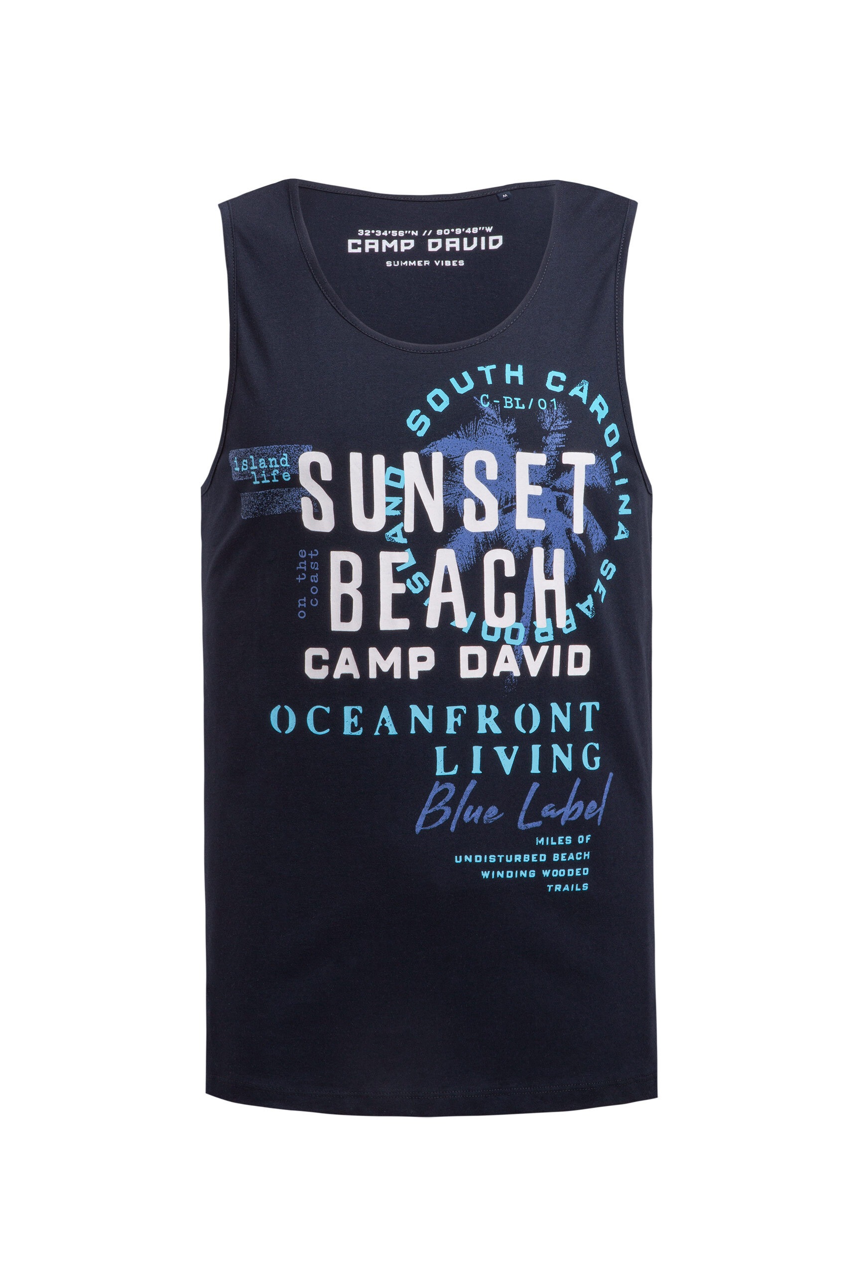 CAMP DAVID Tanktop aus Baumwolle