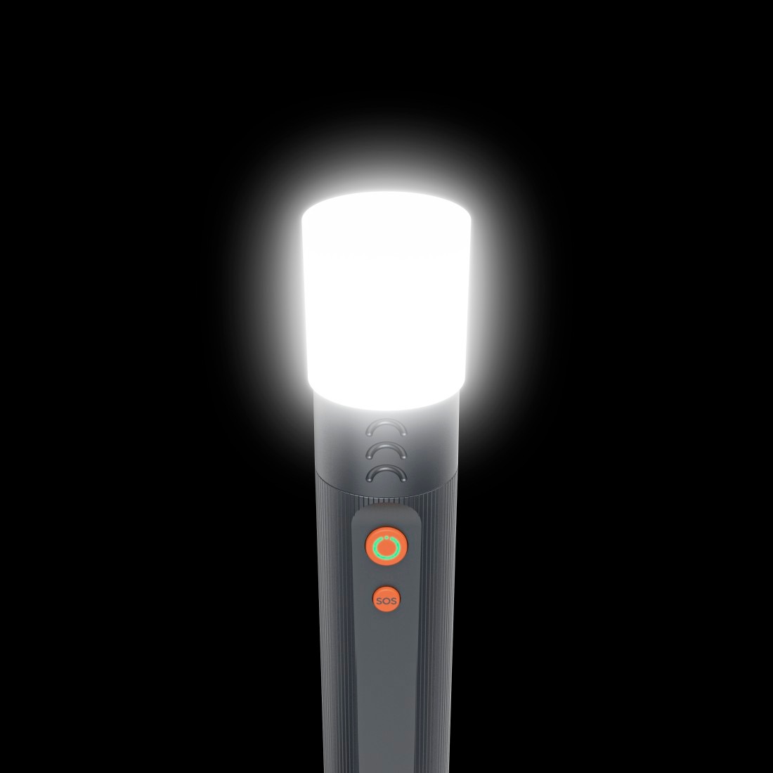 Hama LED Taschenlampe »LED Taschenlampe aufladbar (4 Lichtmodi, zoombar, stoßfest, SOS-Modus)« stromsparend, 300 m Leuchtweite, robust