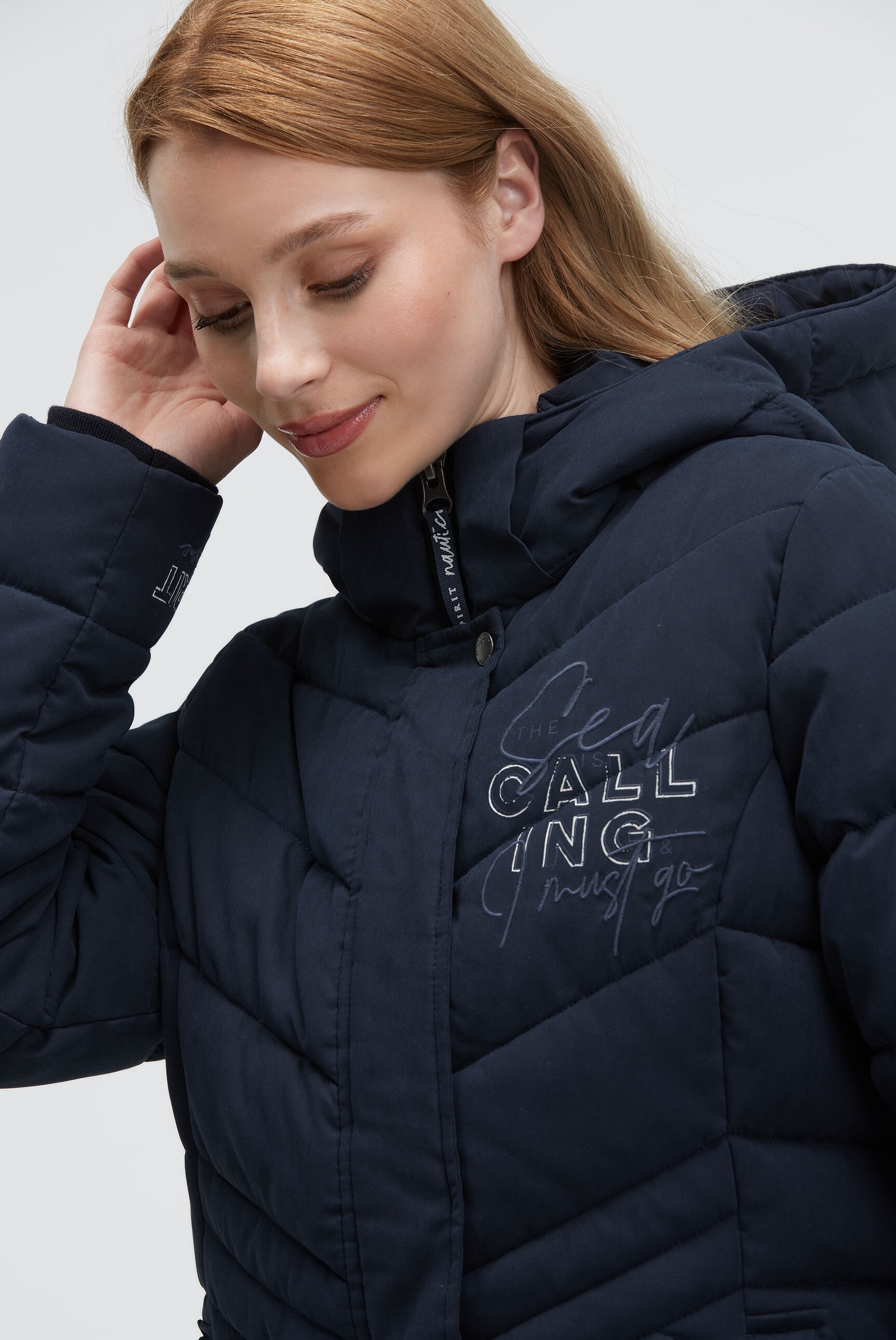 SOCCX Parka mit Kapuze mit Windbreaker-Bündchen
