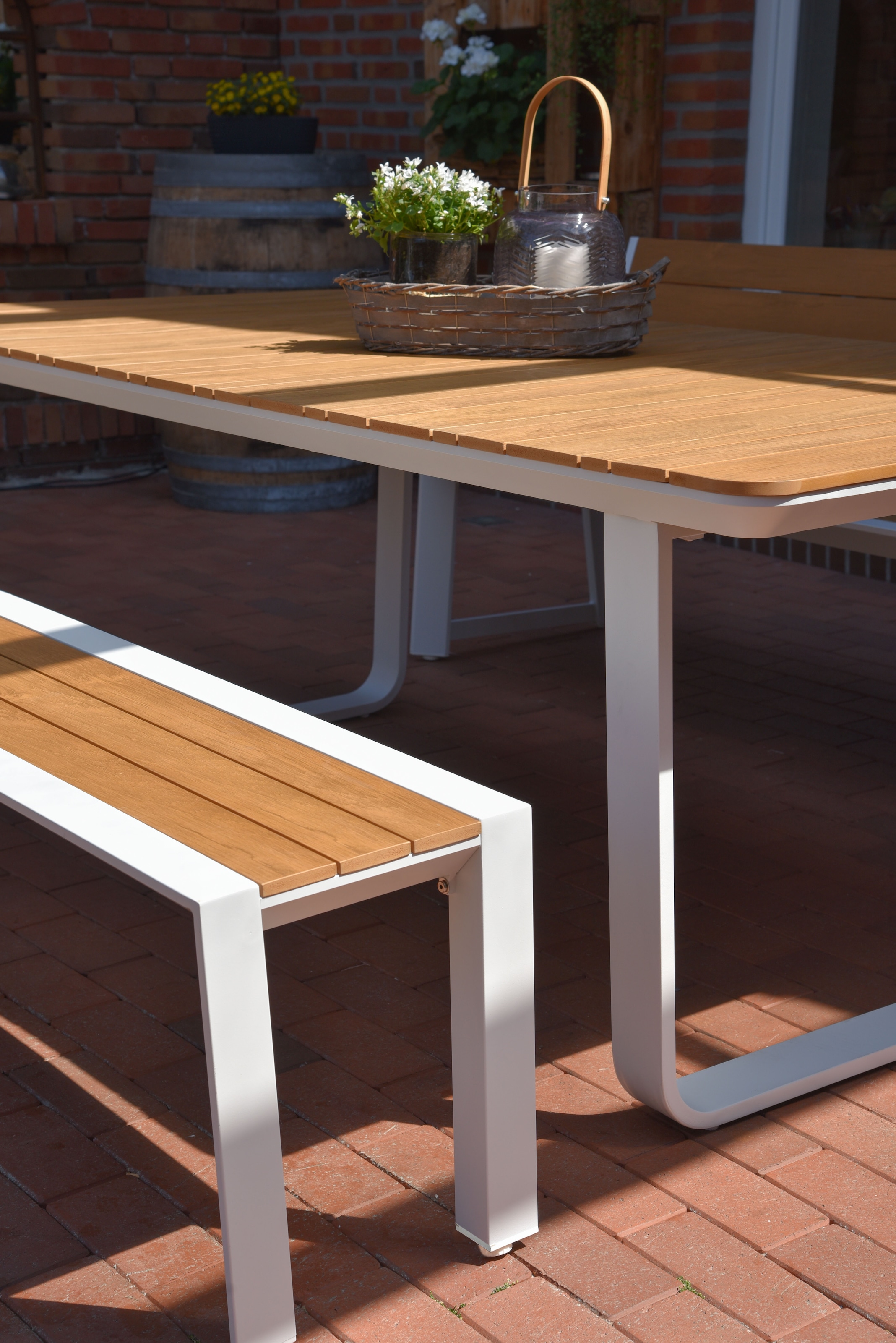 Garden Pleasure Sitzbank »VENICE« ohne Arm- und Rückenlehnen