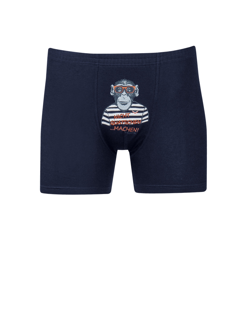 Trigema Boxer »TRIGEMA Bequeme Pants mit lustigem Affen-Motiv«, (1 St.)