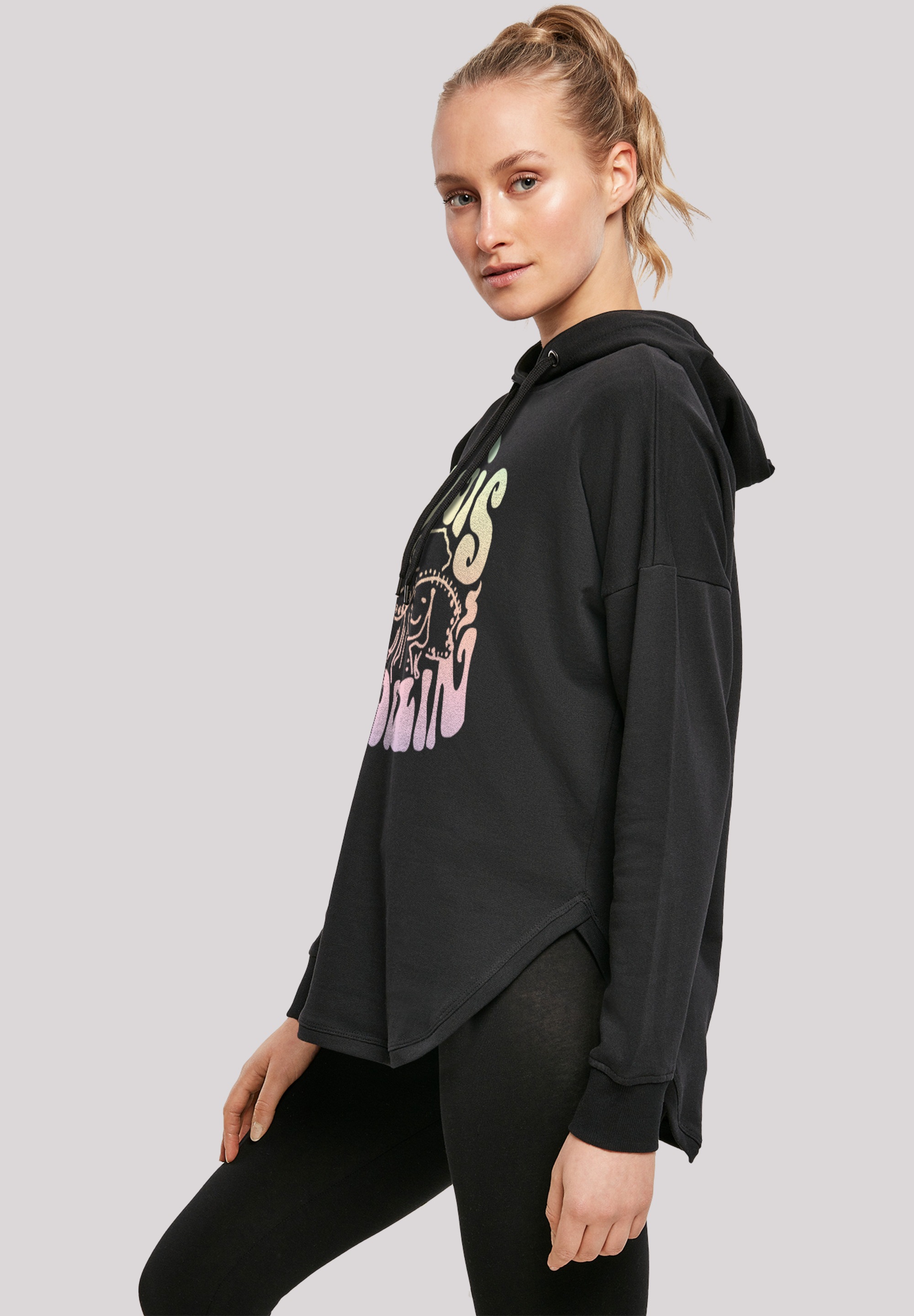 F4NT4STIC Kapuzenpullover »Janis Joplin Pastel Logo«, Print