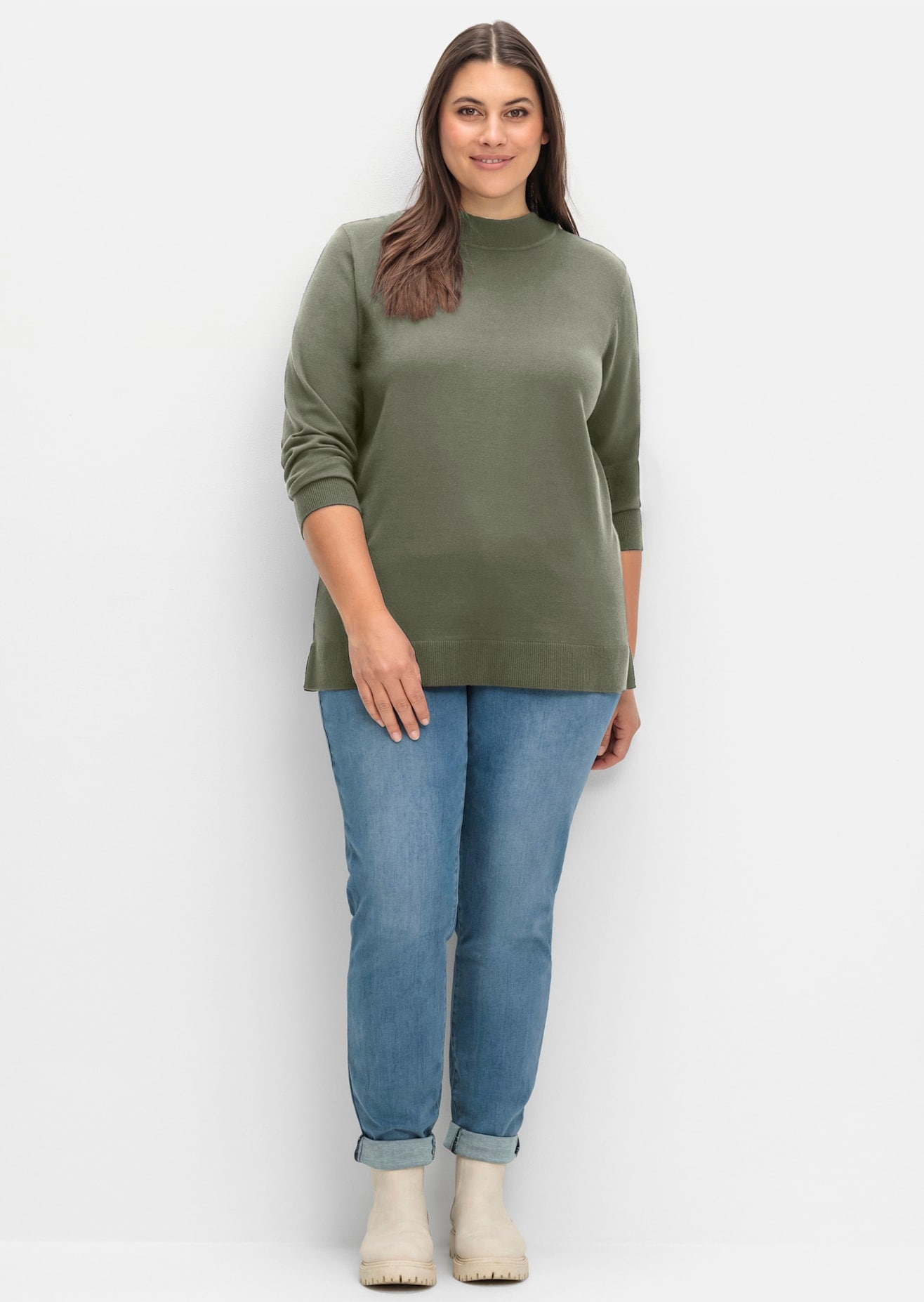 Sheego Strickpullover "Strickpullover" günstig online kaufen