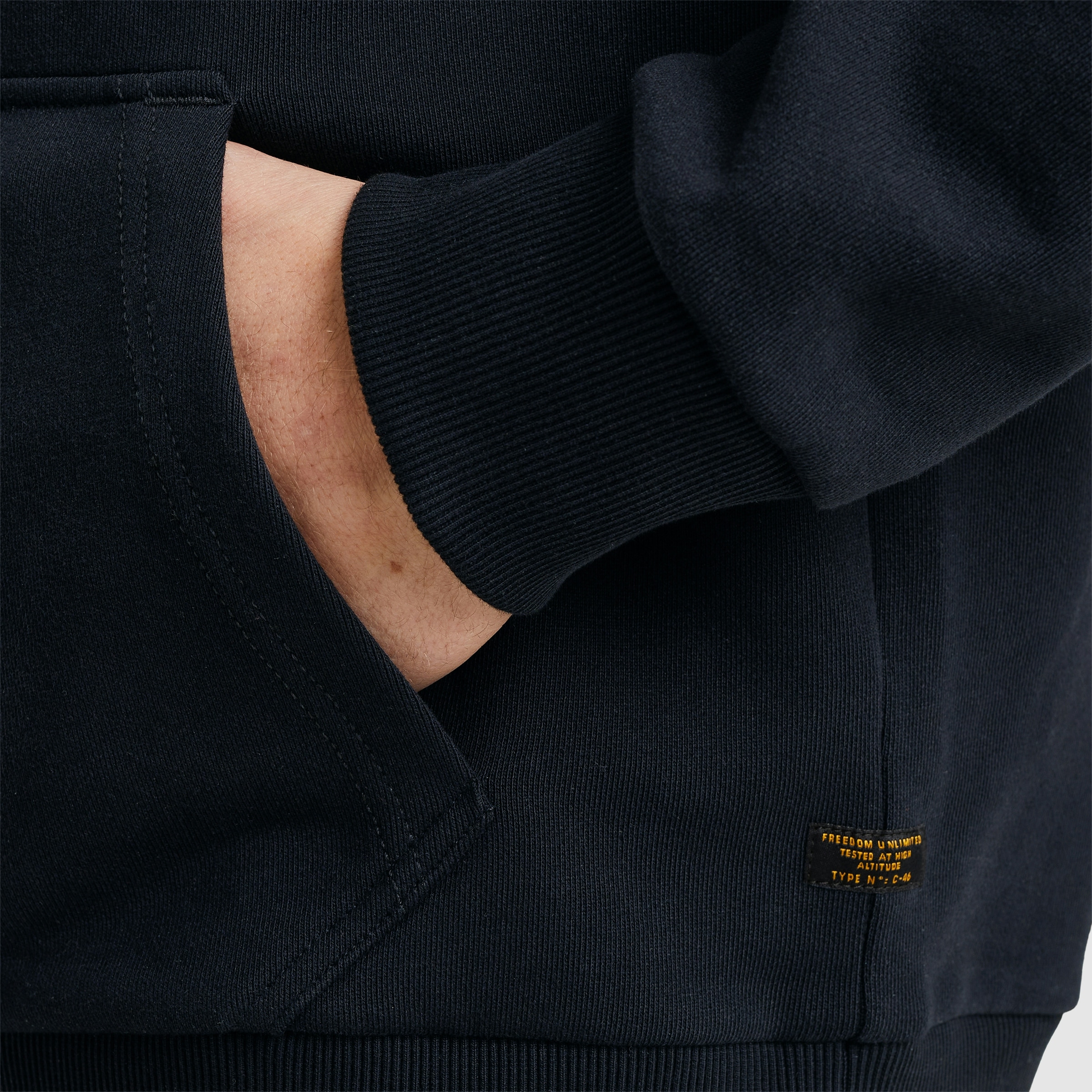 PME LEGEND Kapuzensweatshirt »Hooded soft terry with logo«, mit Logostickerei