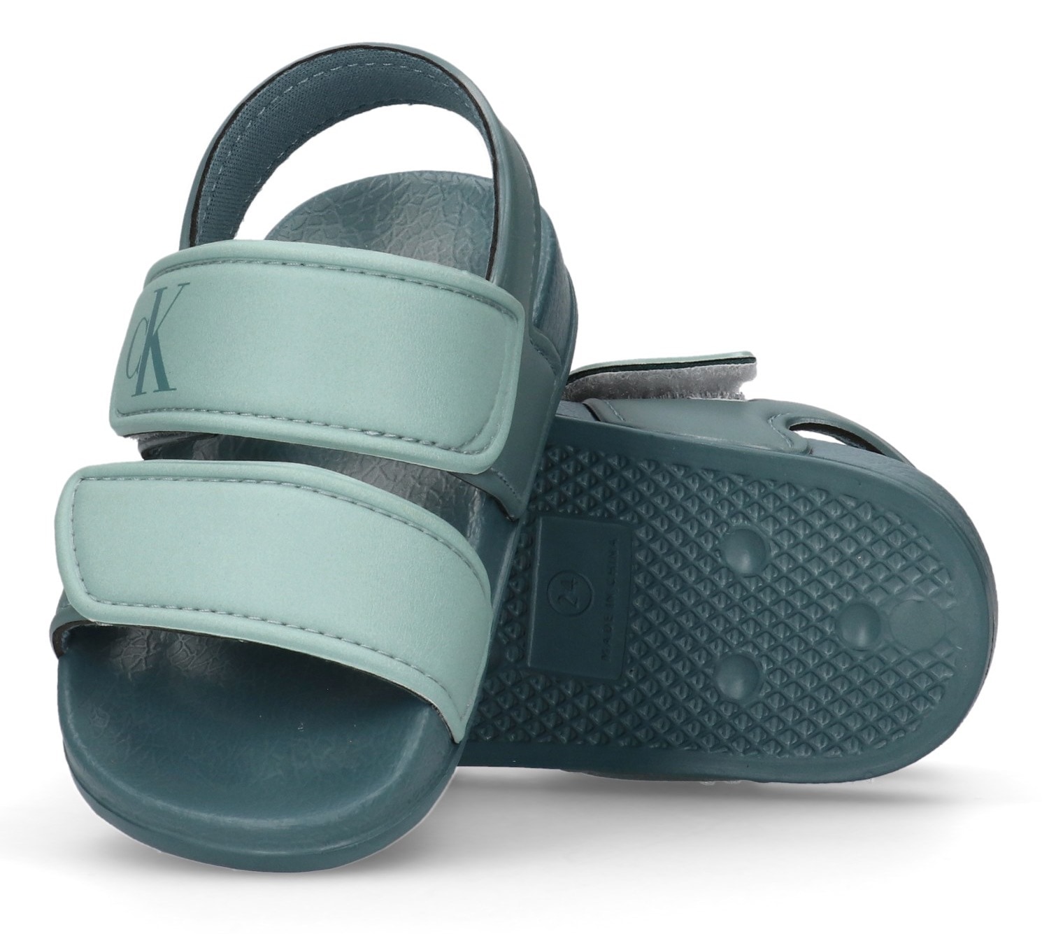 Calvin Klein Jeans Sandale, Badesandale, Wasserschuh, Klettschuh mit robuster Innensohle