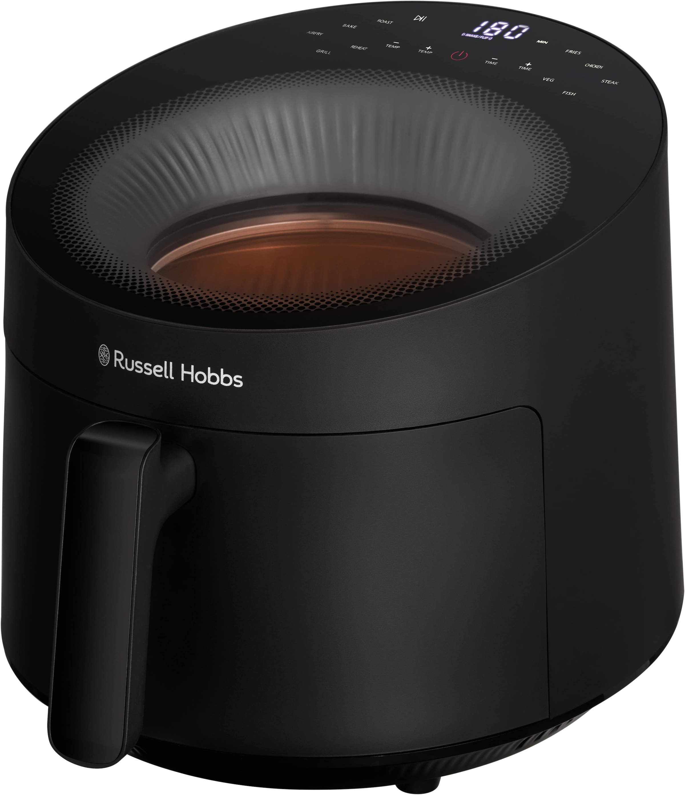 RUSSELL HOBBS Heißluftfritteuse "SatisFryPanoramic AirFryer(27420-56)", 1500 W, mit Sichtfenster, 10 Programme, wenig od