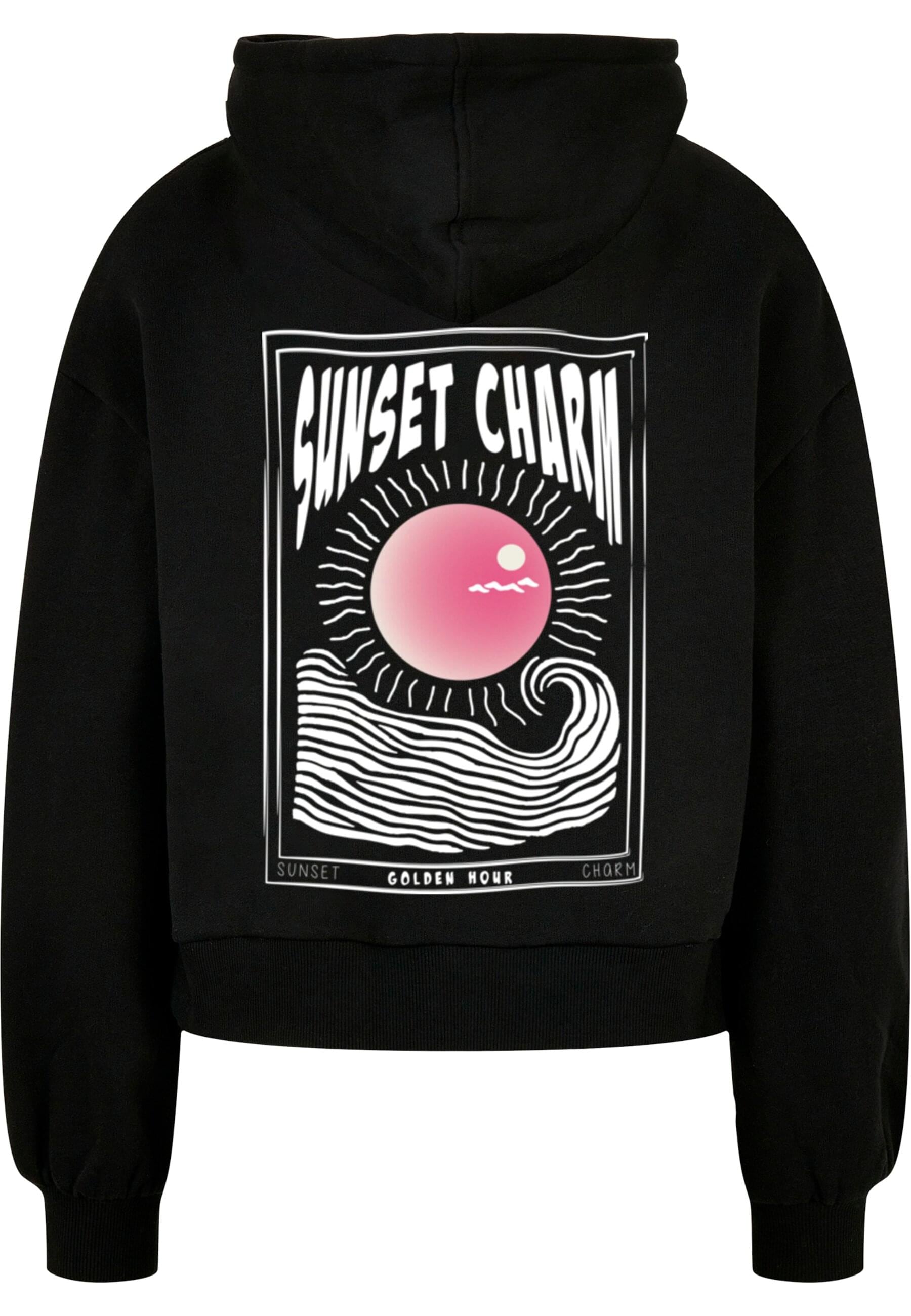 Merchcode Kapuzenpullover »Merchcode Ladies Sunset Charm Oversized Hoody«, (1 tlg.)