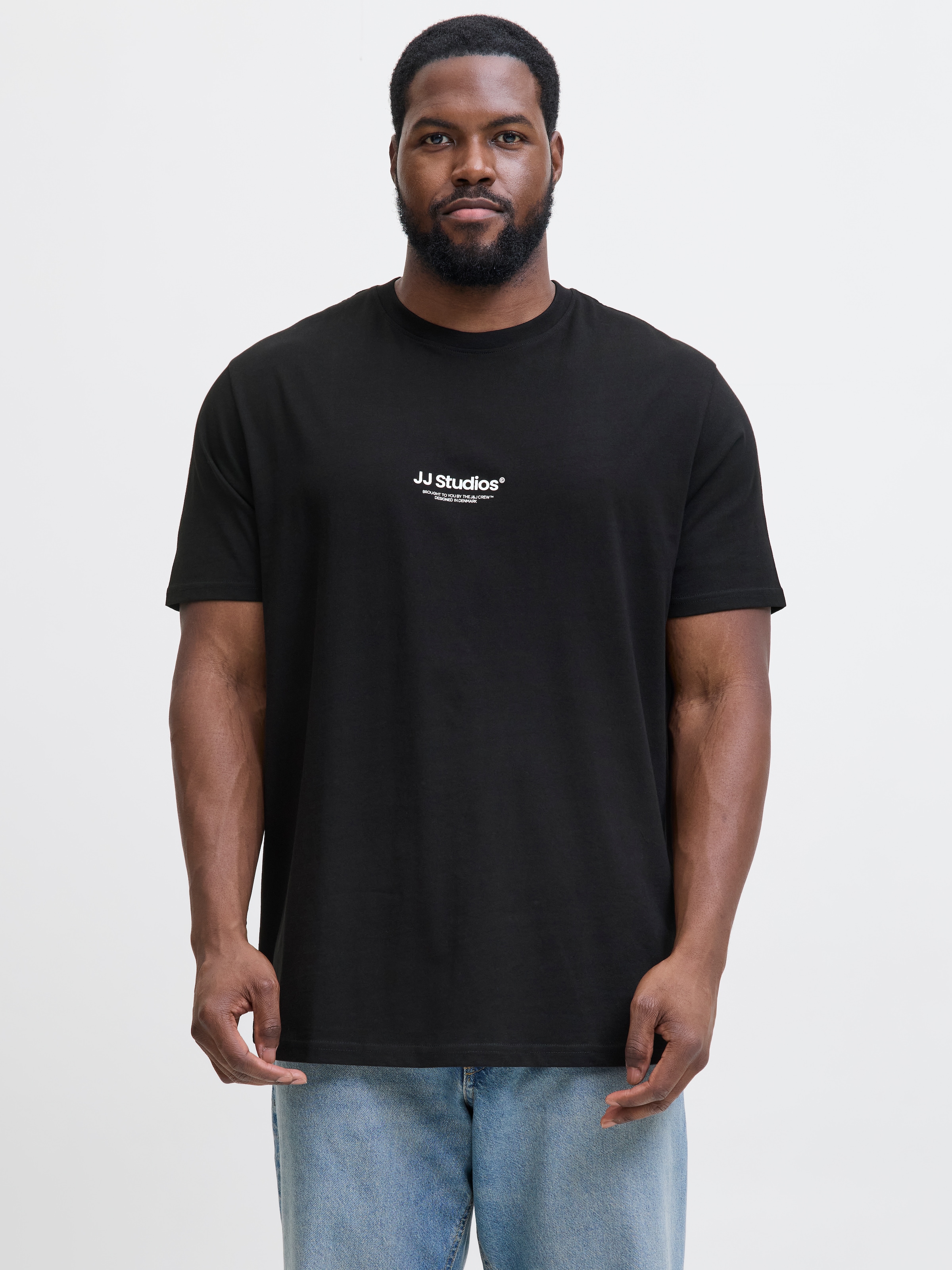 Jack & Jones PlusSize T-Shirt "JJESOHO TEE SS CREW NECK NOOS PLS", mit Logo günstig online kaufen