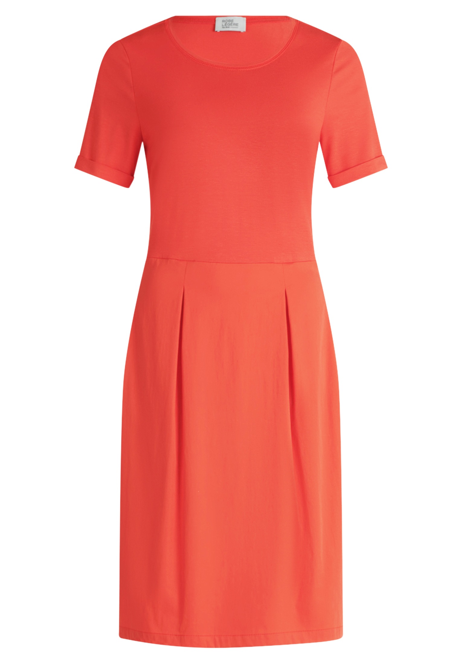 Vera Mont Sommerkleid »Vera Mont Sommerkleid mit Kellerfalten«, Materialmix