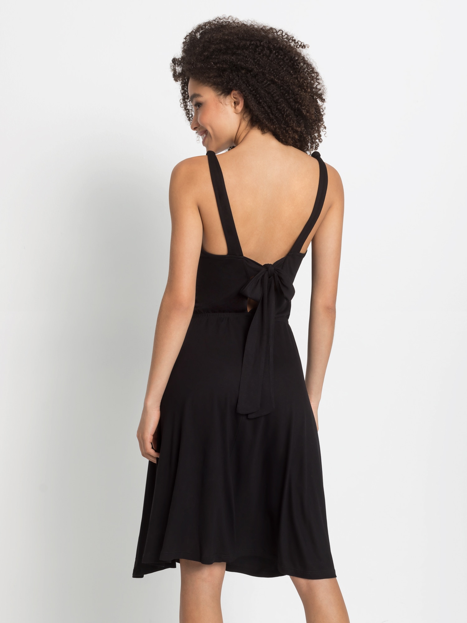 Vivance Jerseykleid, mit Knotendetails