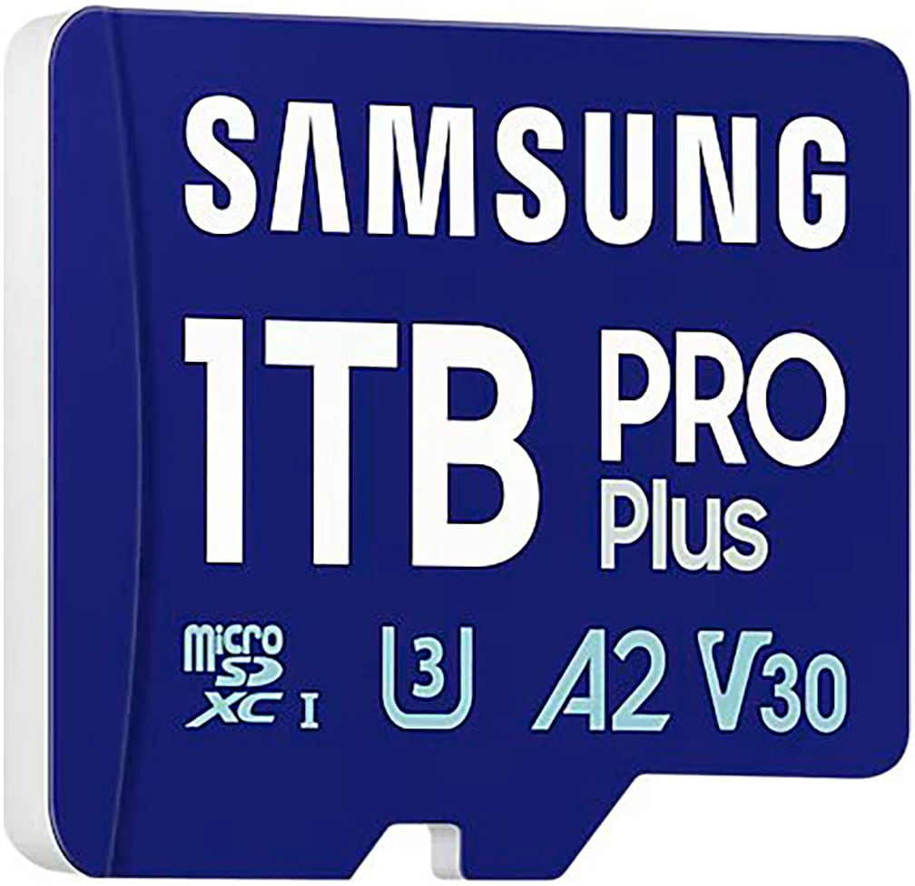 Samsung Speicherkarte »PRO Plus MB-MD1T0S microSDXC 1TB + SD-Adapter«, (UHS-I Class 10 180 MB/s Lesegeschwindigkeit)