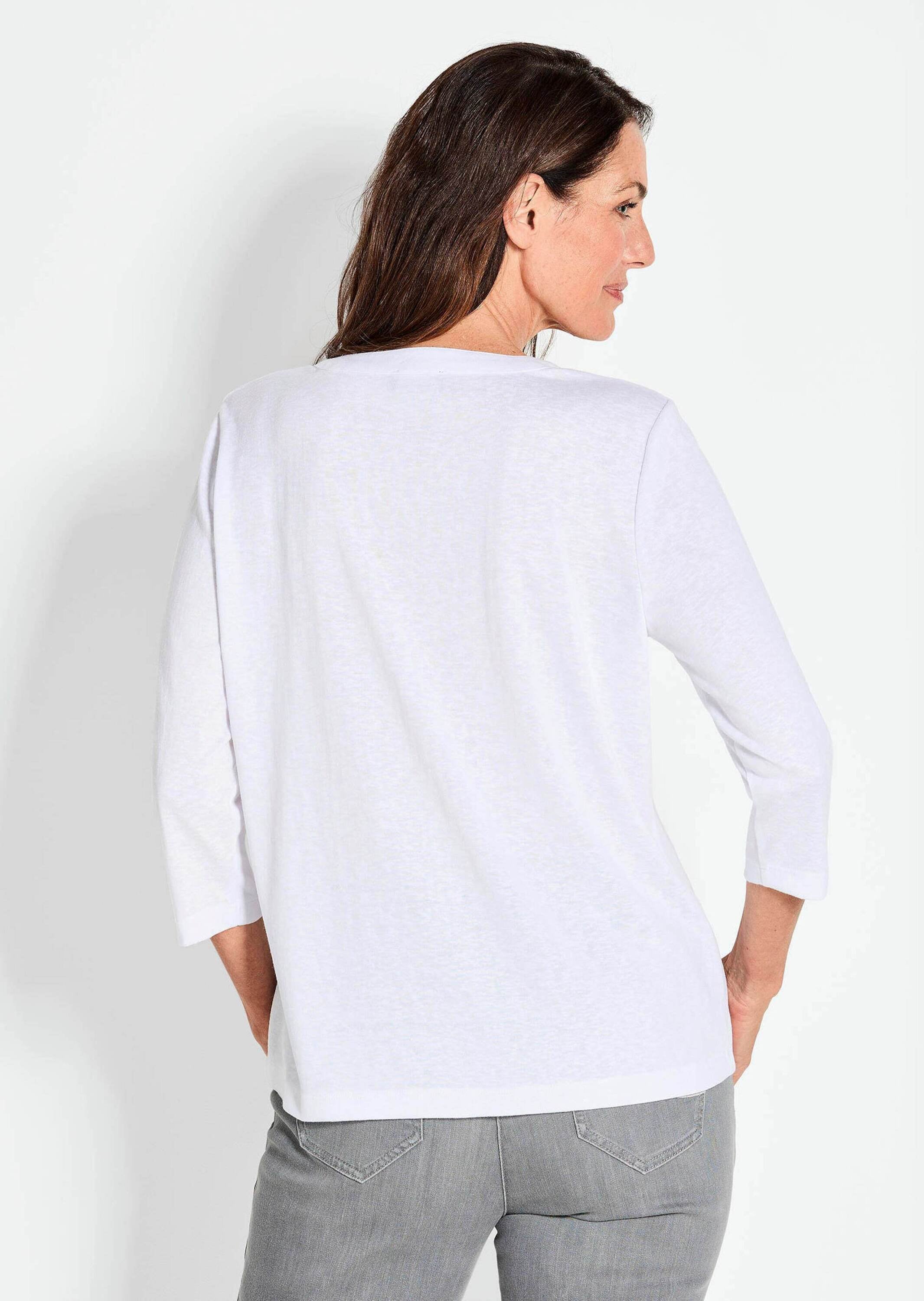 GOLDNER Kurzarmshirt »Modisches 3/4-Arm-Oberteil«
