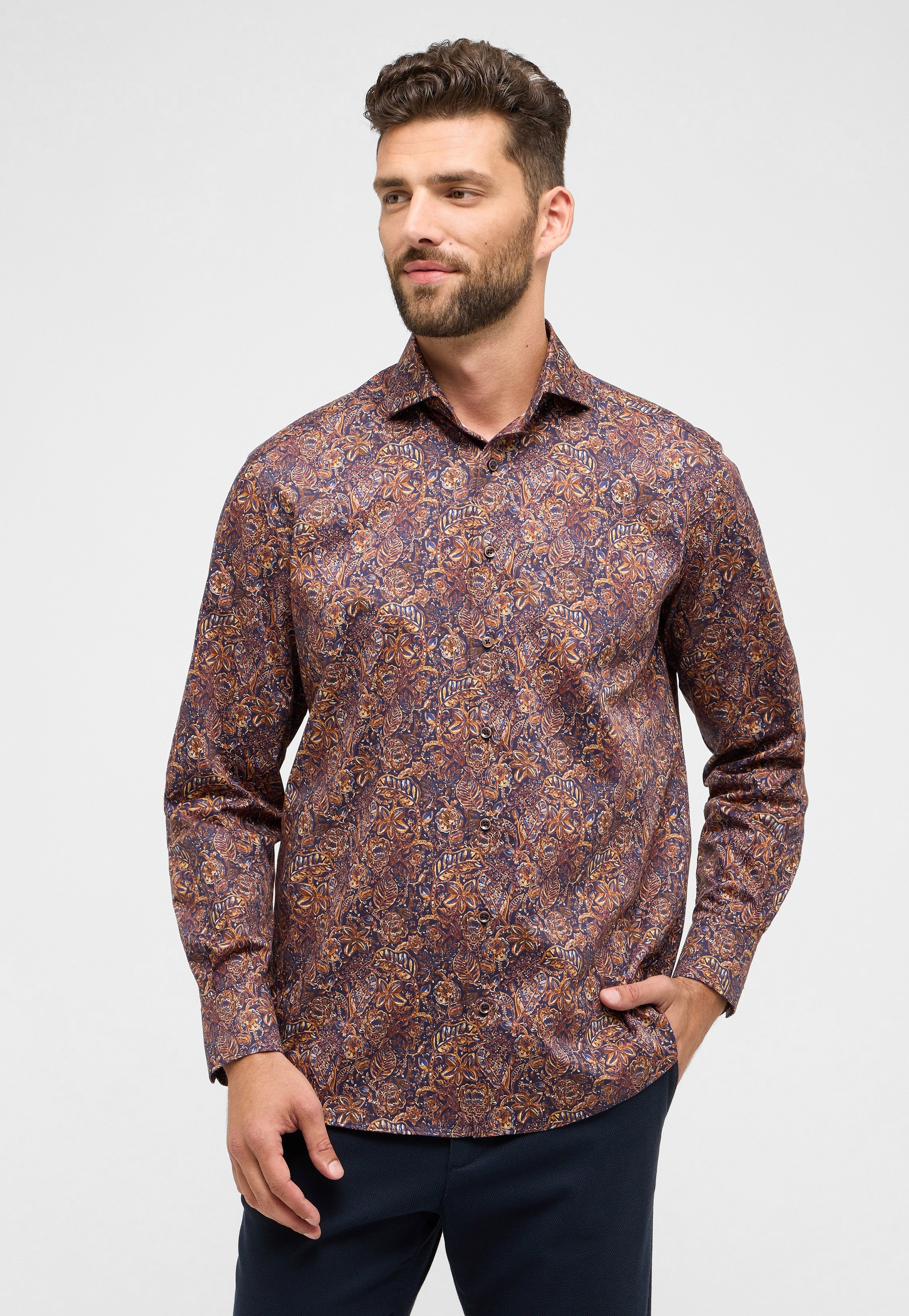 Eterna Langarmhemd "COMFORT FIT", NON IRON (bügelfrei) günstig online kaufen