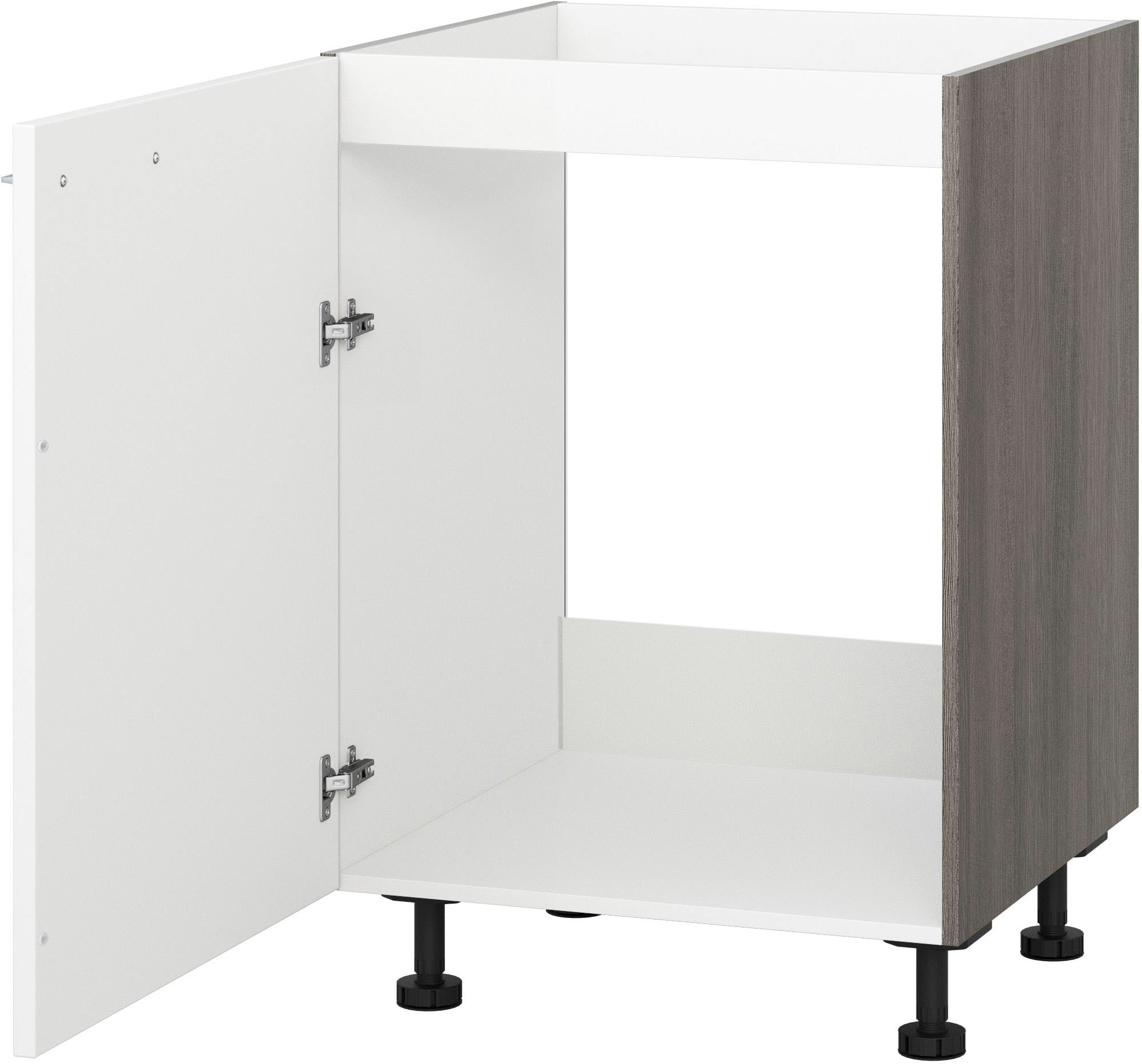 KOCHSTATION Spülenunterschrank "KS-Trea SP60", Breite 60 cm, Höhe 75 cm