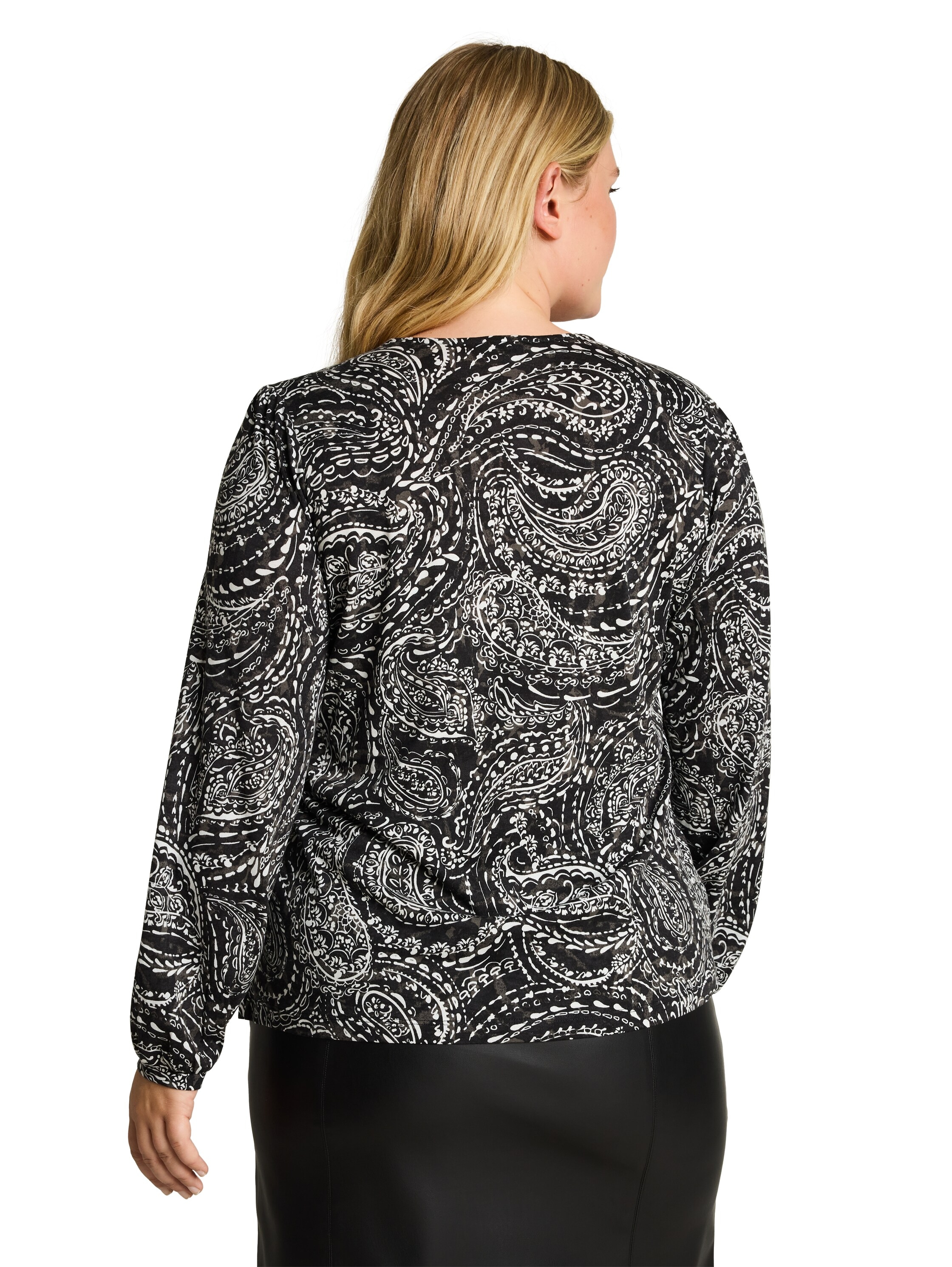 TOM TAILOR PLUS Blusenshirt mit All-Over Print