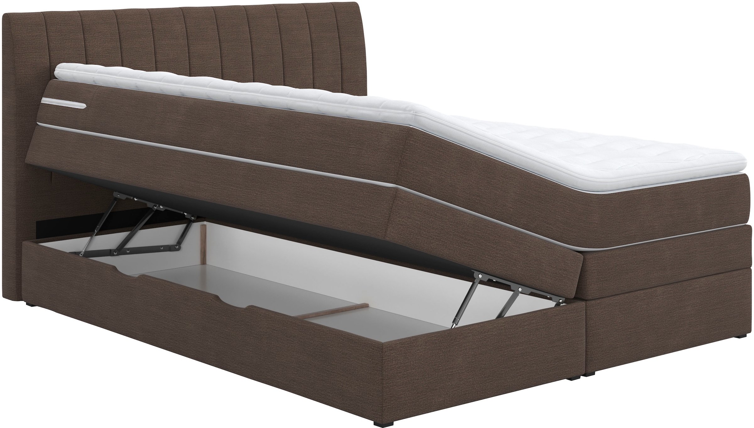 COTTA Boxspringbett »Shark inkl. Bettkasten und Topper«, erhältlich in den Breiten 140x200cm, 160x200cm und 180x200cm