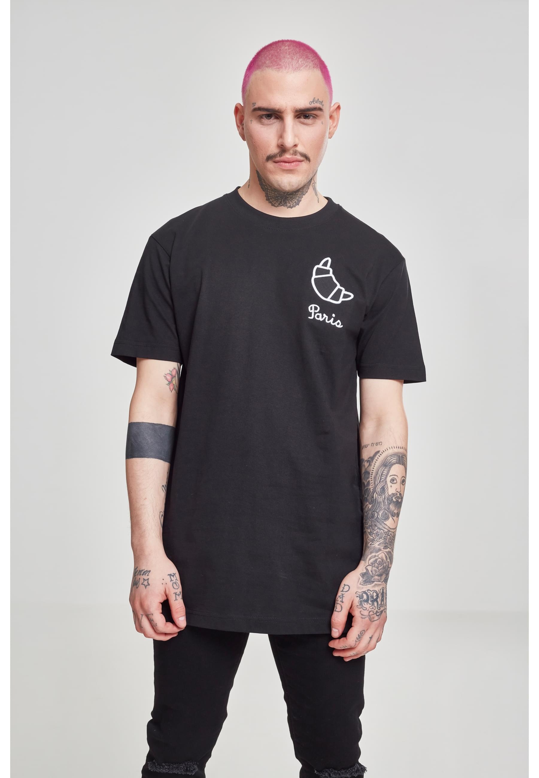 MisterTee T-Shirt »MisterTee Herren Paris Tee«, (1 tlg.)
