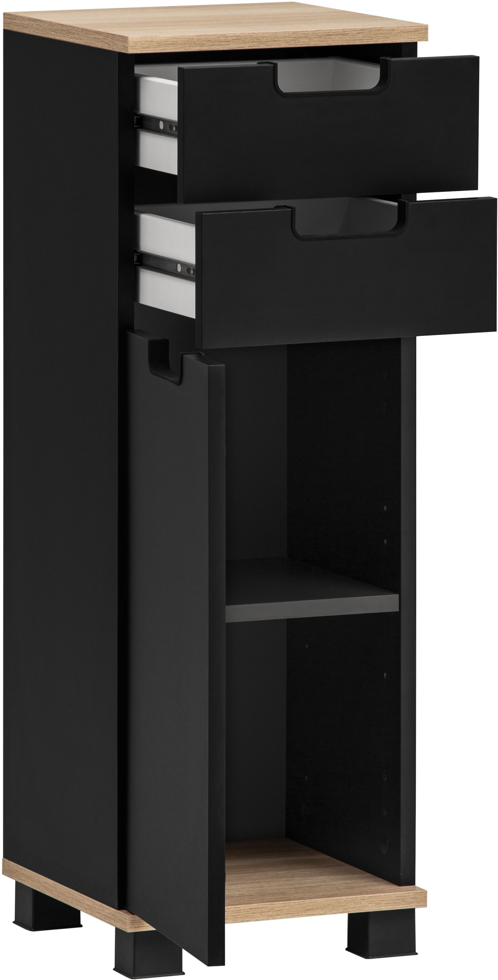 Schildmeyer Stauraumschrank »Emmik, Breite 60 cm, platzsparend, verstellbare Einlegeböden«, Made in Germany