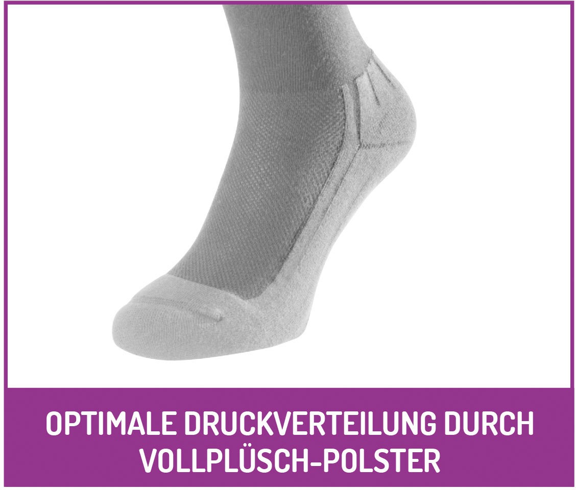 Thumbnail - Fußgut Diabetikersocken "Venenfeund Sensitiv Socken mit Airchannel Fußbelüftung" 2 Paar tlg. verstärkte Fußpolsterung, w...