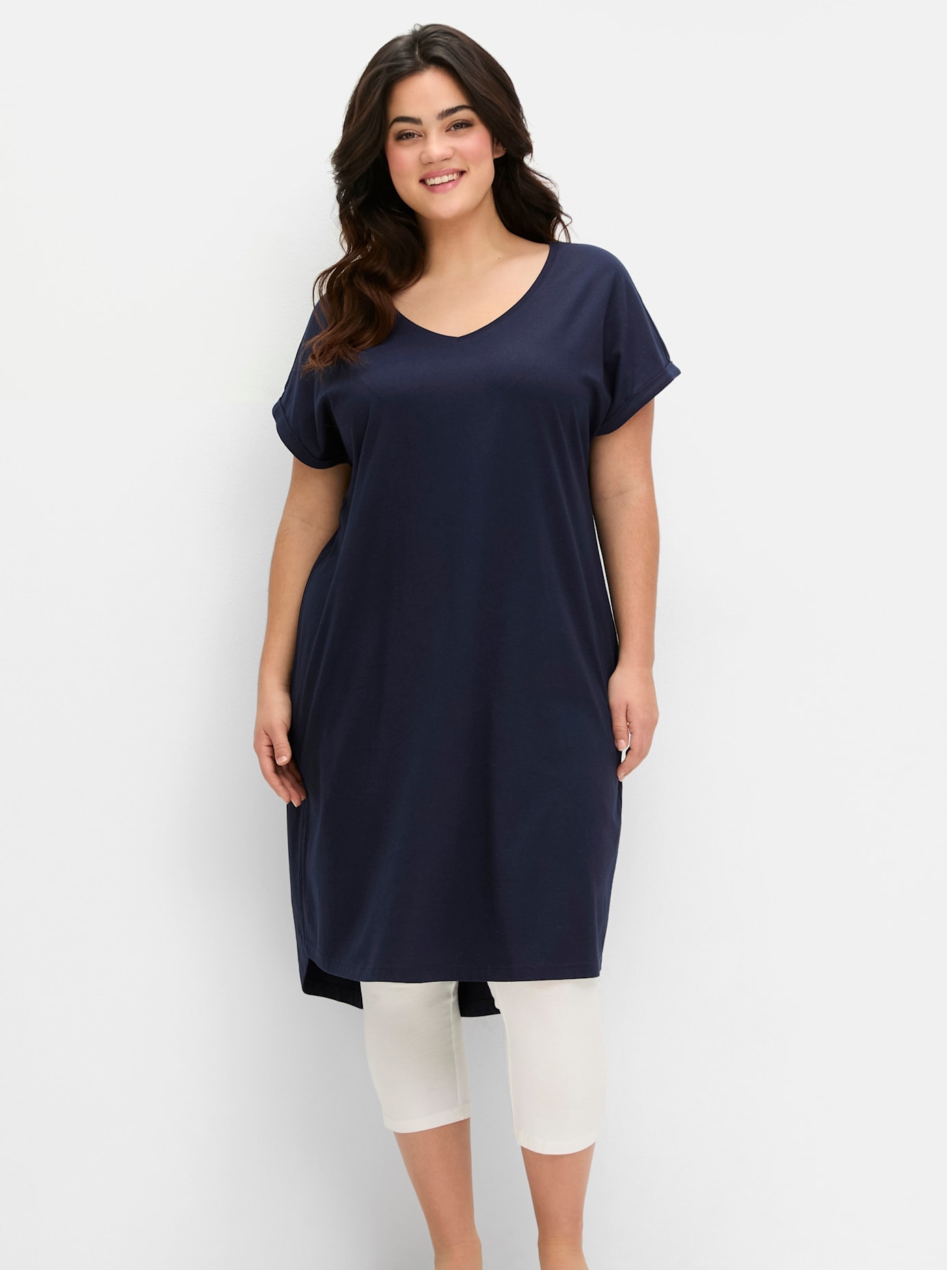 Sheego Shirtkleid "Shirtkleid" günstig online kaufen