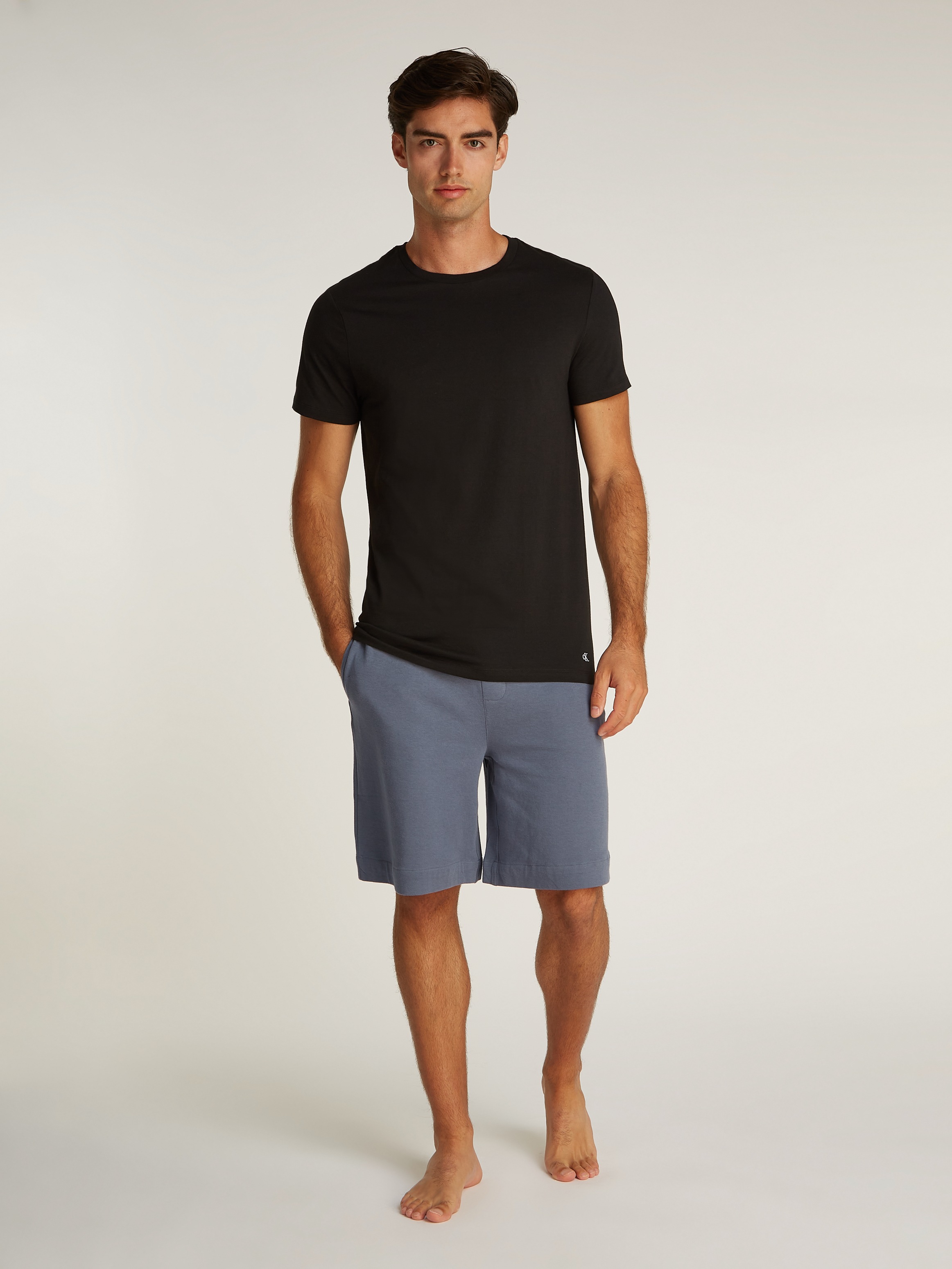 Calvin Klein Underwear T-Shirt »S/S CREW NECK 3PK«, (Packung, 3 tlg., 3er-Pack), mit Logostickerei