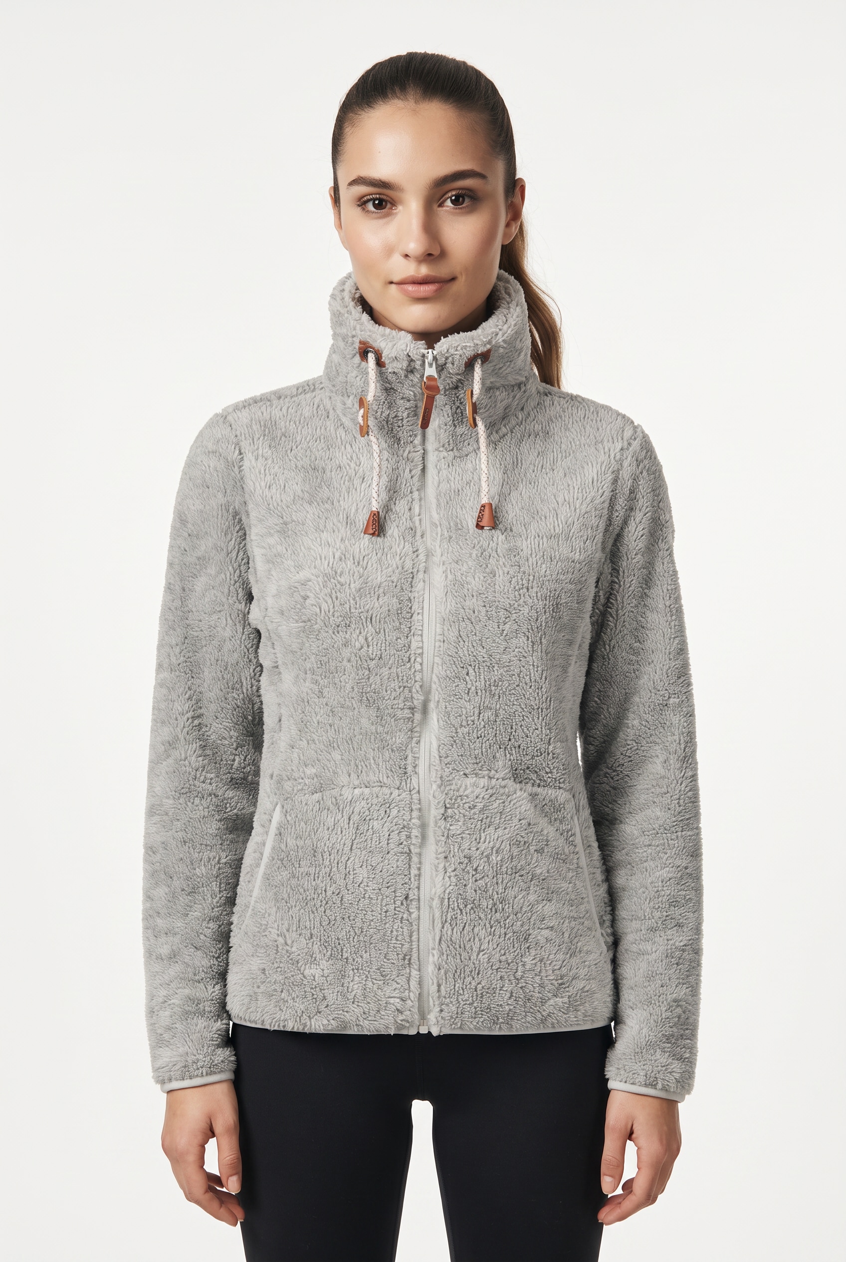 Icepeak Fleecejacke "ICEPEAK COLONY" sportlicher Stil, mit Reißverschluss, schnell trocknendes Material