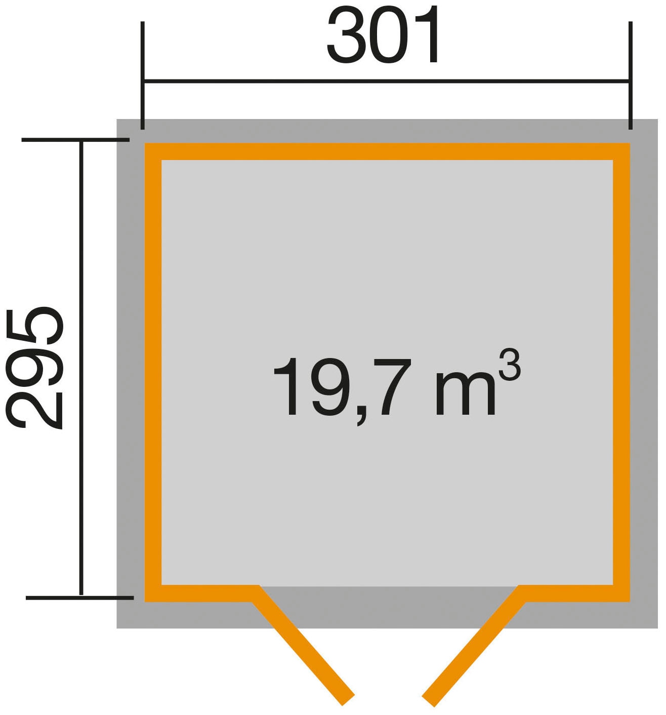 weka Gartenhaus »122 Gr.5« in verschiedenen Farben
