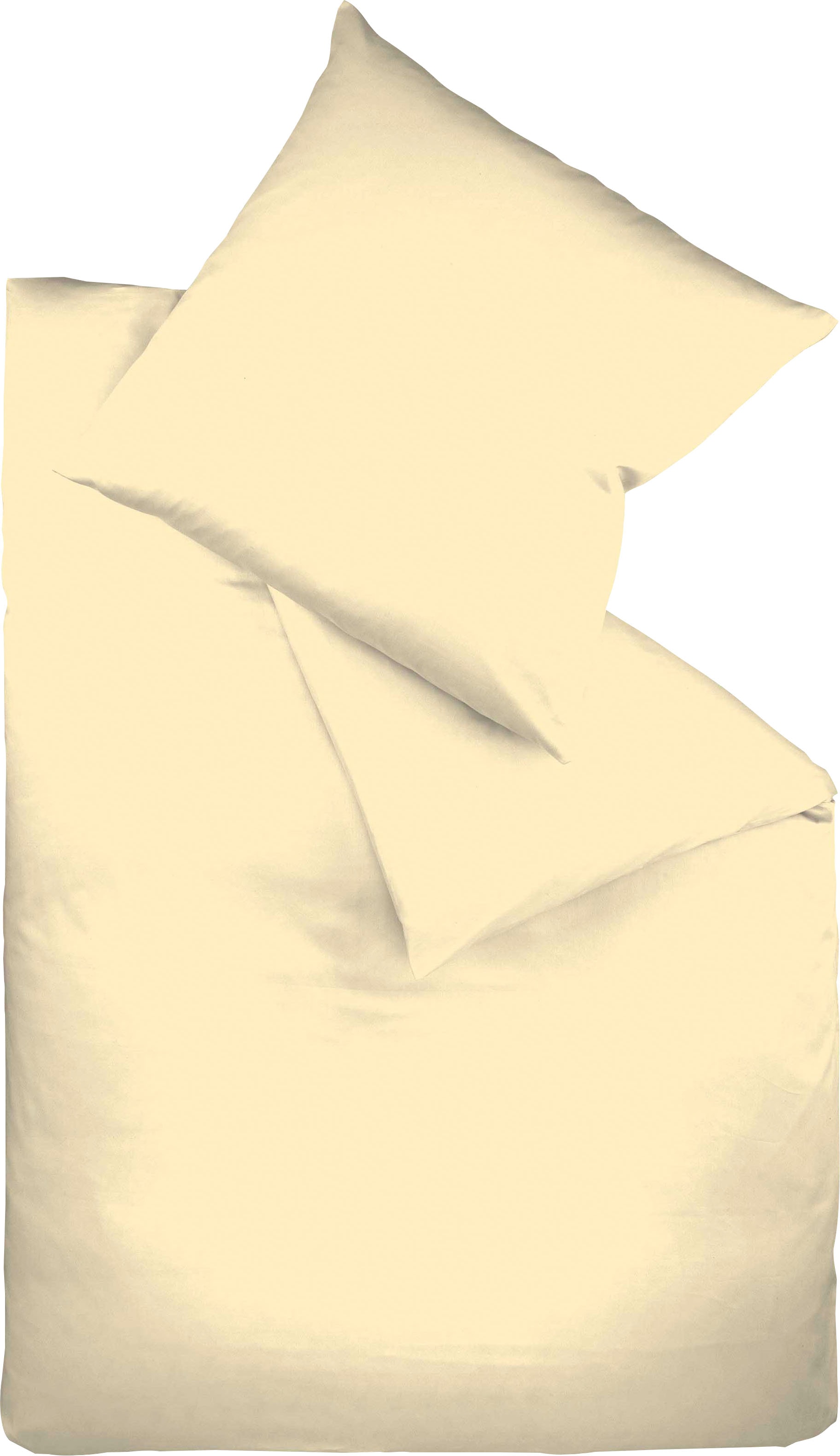 fleuresse Bettwäsche "Colours in 135x200, 155x220 oder 200x200 cm" 2 Stk. Bettwäsche aus 100% Baumwolle, uni, mit Reißverschluss