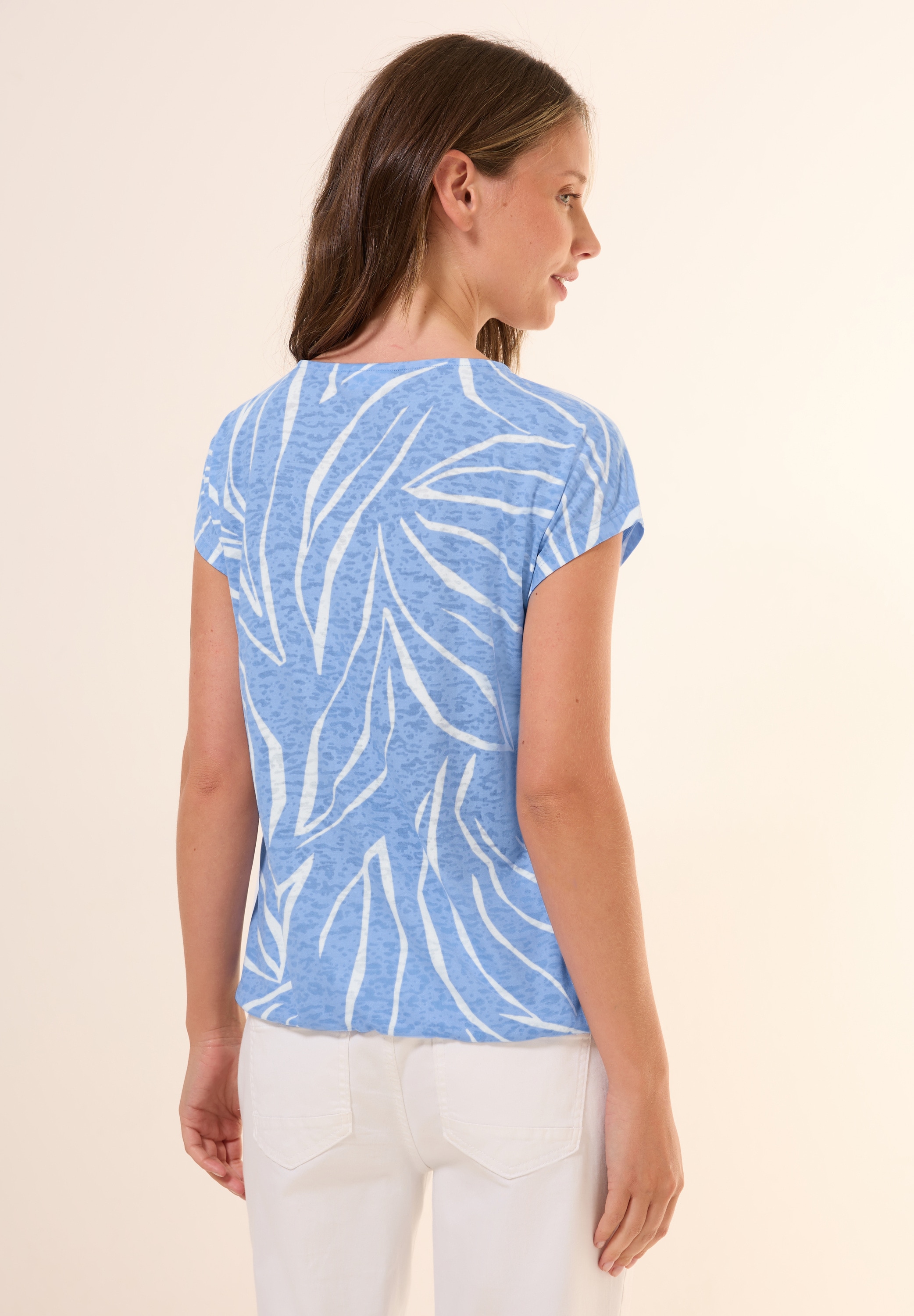 Cecil T-Shirt, mit U-Boot-Ausschnitt
