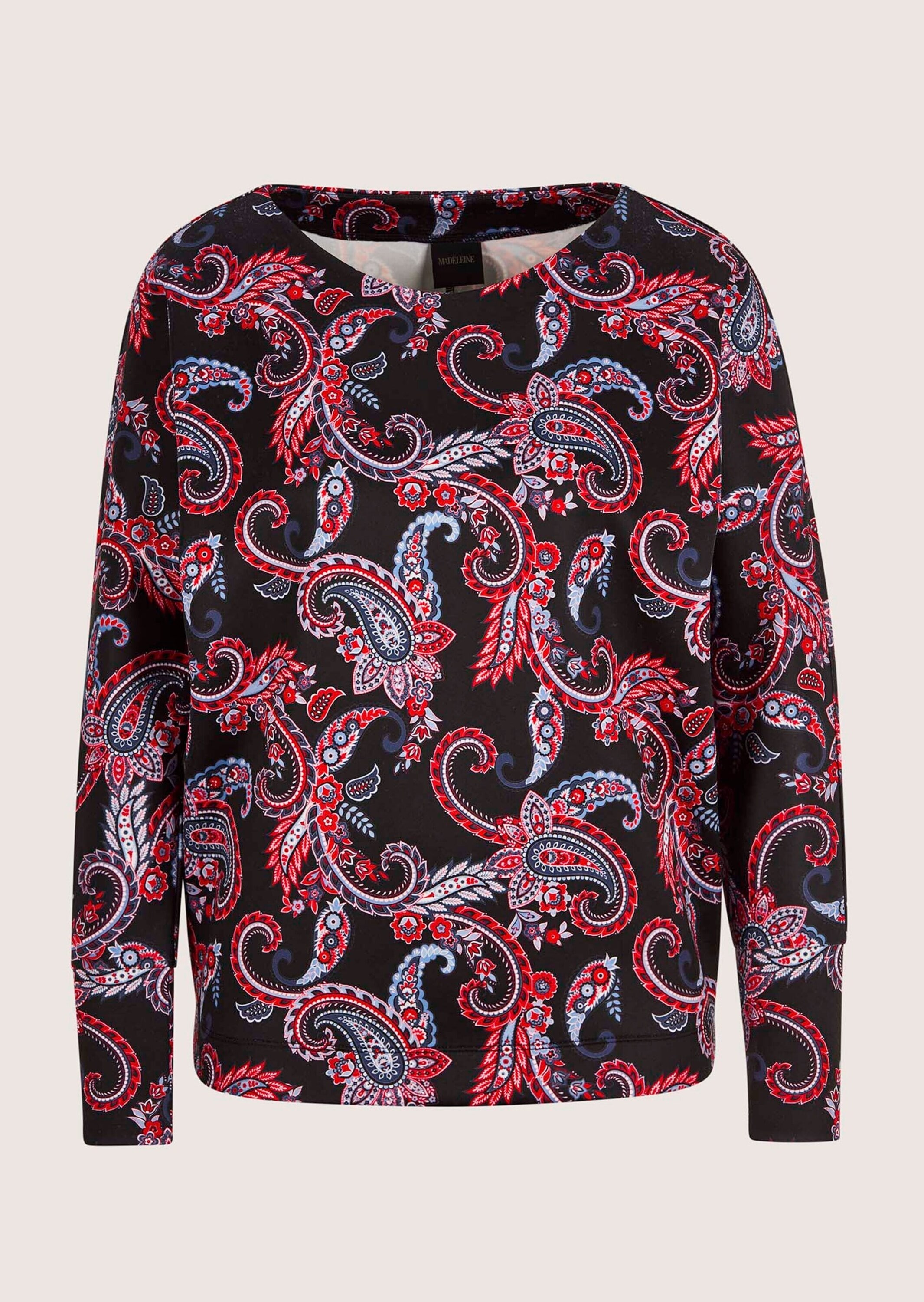 MADELEINE Langarmshirt "Sweatshirt Ethno-Sweatshirt mit Kimono-Ärmeln" günstig online kaufen