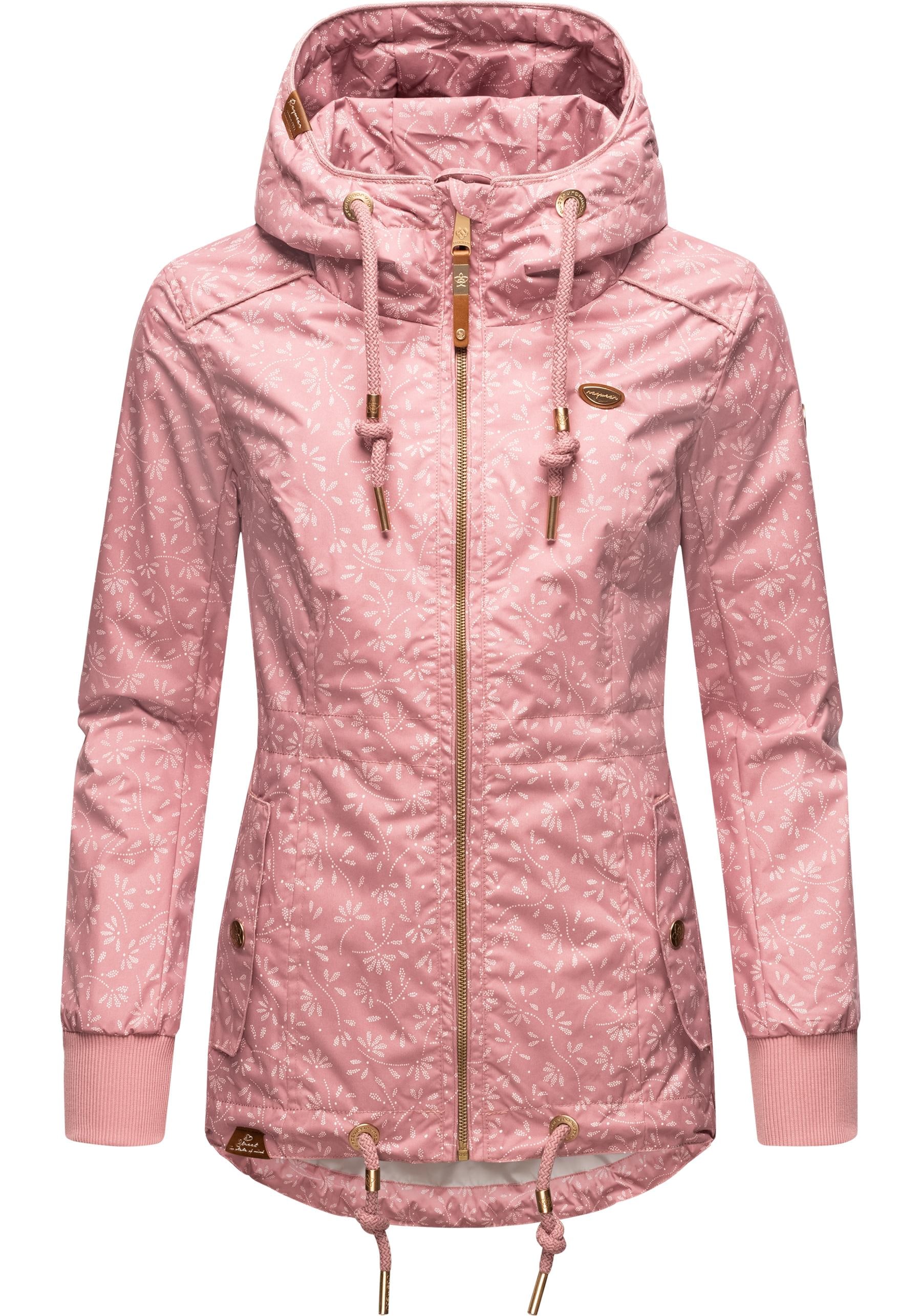 Ragwear Outdoorjacke "Danka Bloom", mit Kapuze, stylische Übergangsjacke mi günstig online kaufen