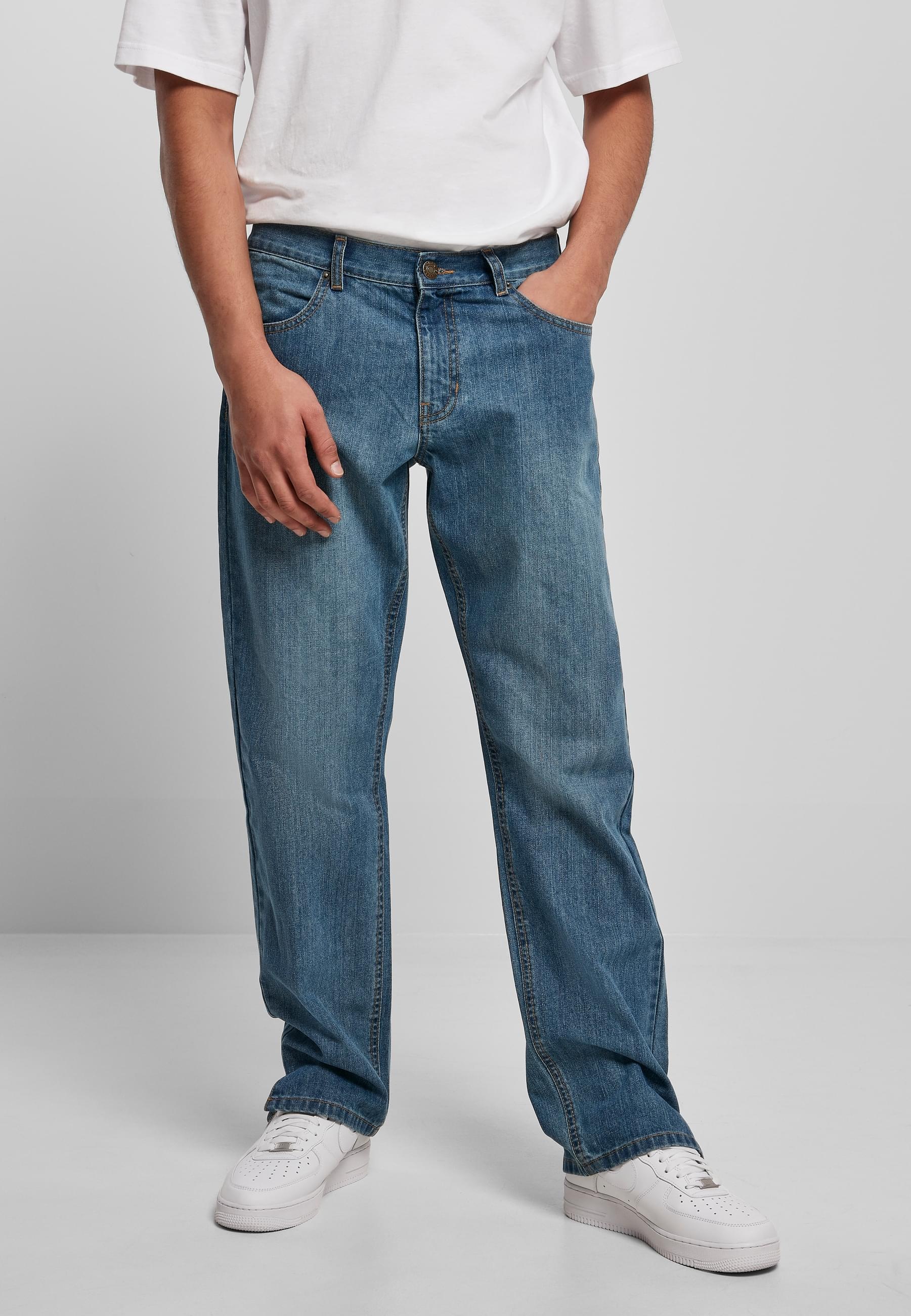 URBAN CLASSICS Bequeme Jeans »Urban Classics Herren Straight Slit Jeans«, (1 tlg.)