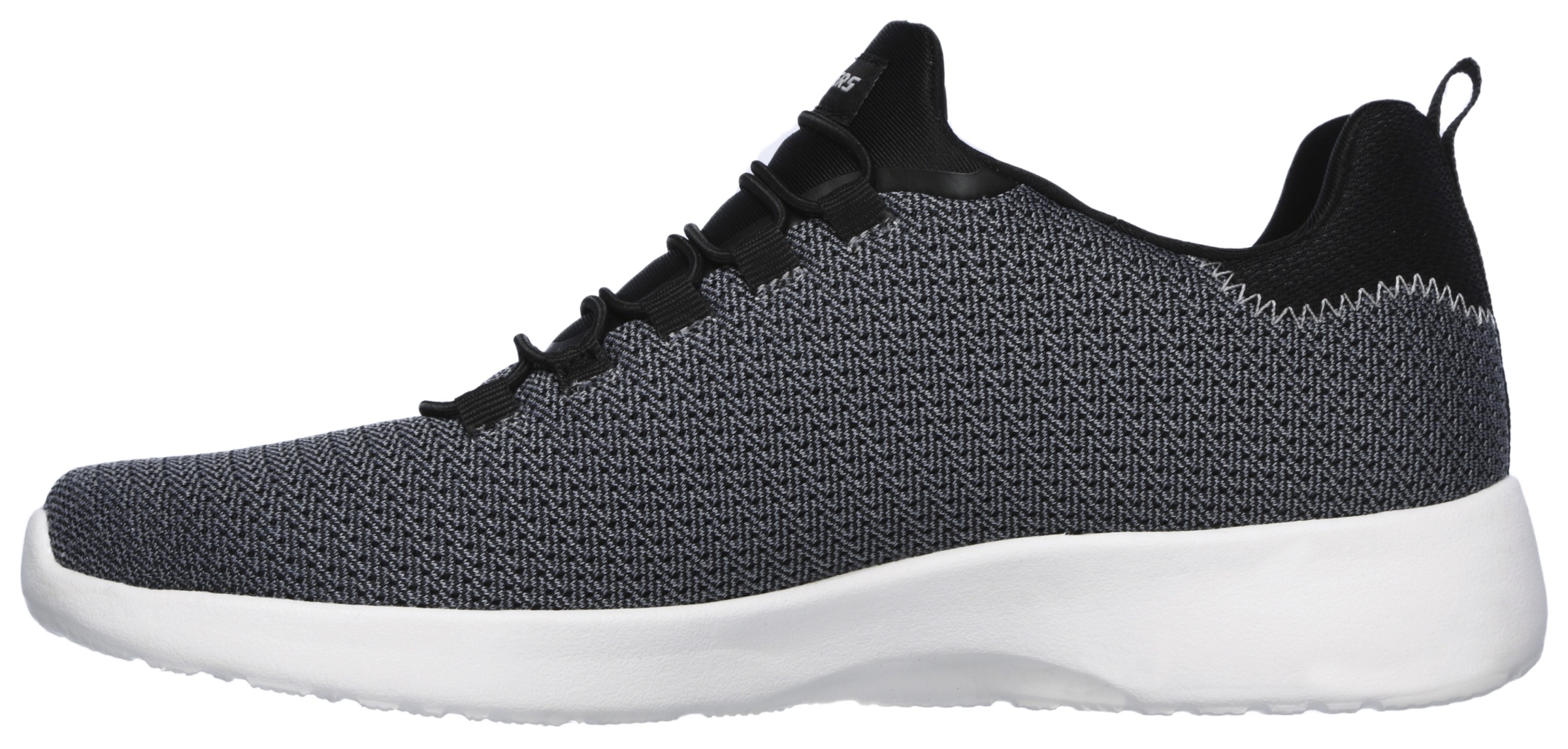 Slip-On Sneaker SKECHERS "DYNAMIGHT", Herren, Gr. 44, schwarz, Synthetik, Textil, Schuhe Modernsneaker Sneaker low, Slipper, Freizeitschuh, Trainingschuh mit Memory Foam-Innensohle 3