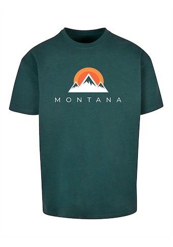 T-Shirt »Merchcode Herren Montana X Heavy Oversize Tee-BY102«, (1 tlg.)