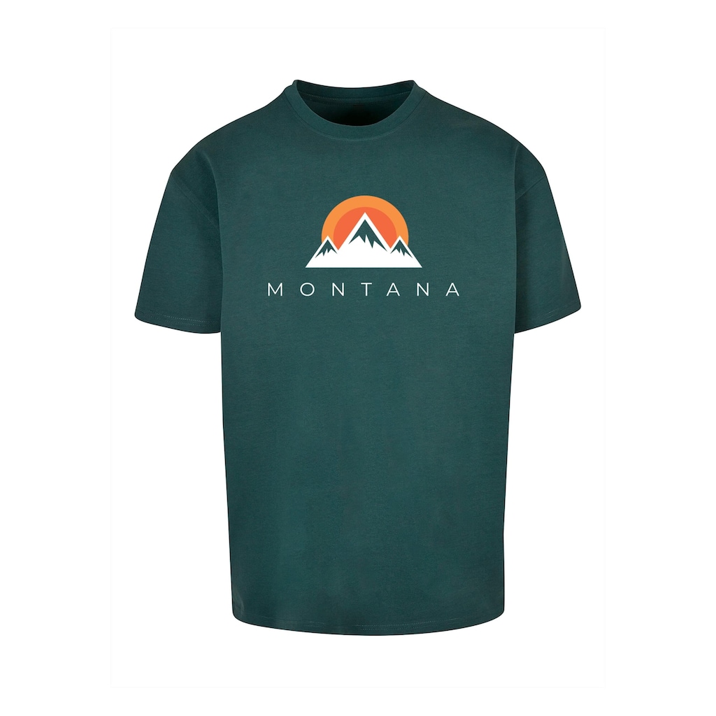 Merchcode T-Shirt »Merchcode Herren Montana X Heavy Oversize Tee-BY102«, (1 tlg.)