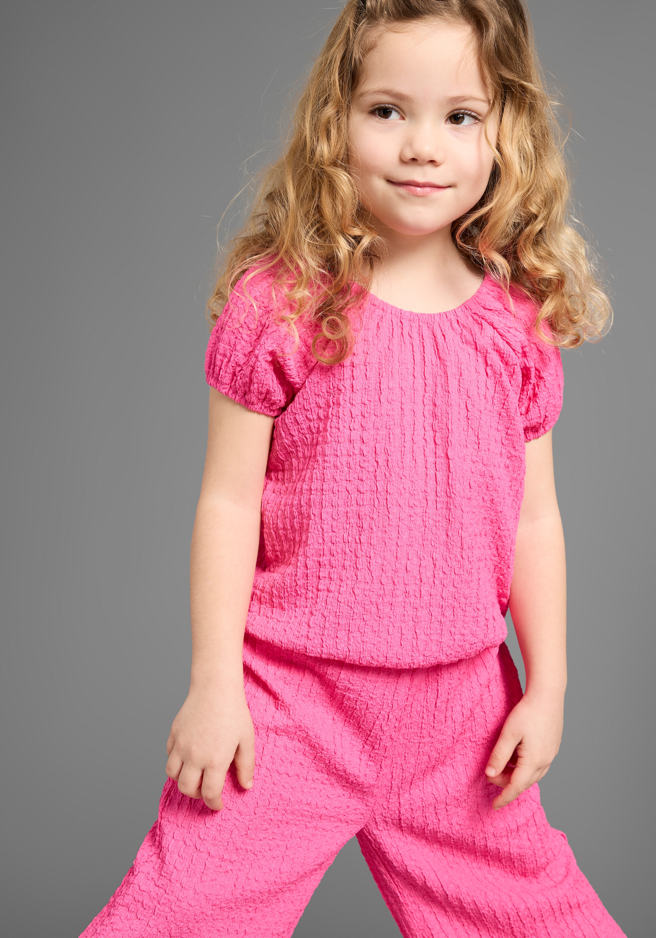 KIDSWORLD Shirt & Hose »Set: Carmen-Top + Hose«, Shirt mit Raglanärmeln