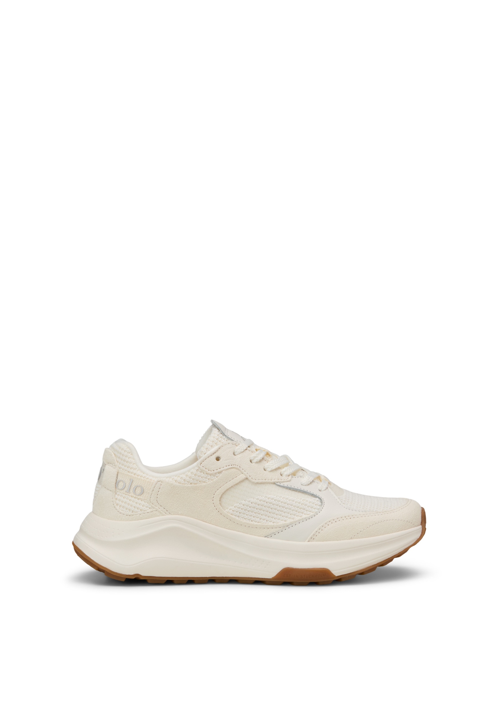 Marc O'Polo Sneaker »aus Rindleder mit Mesh-Einsatz«