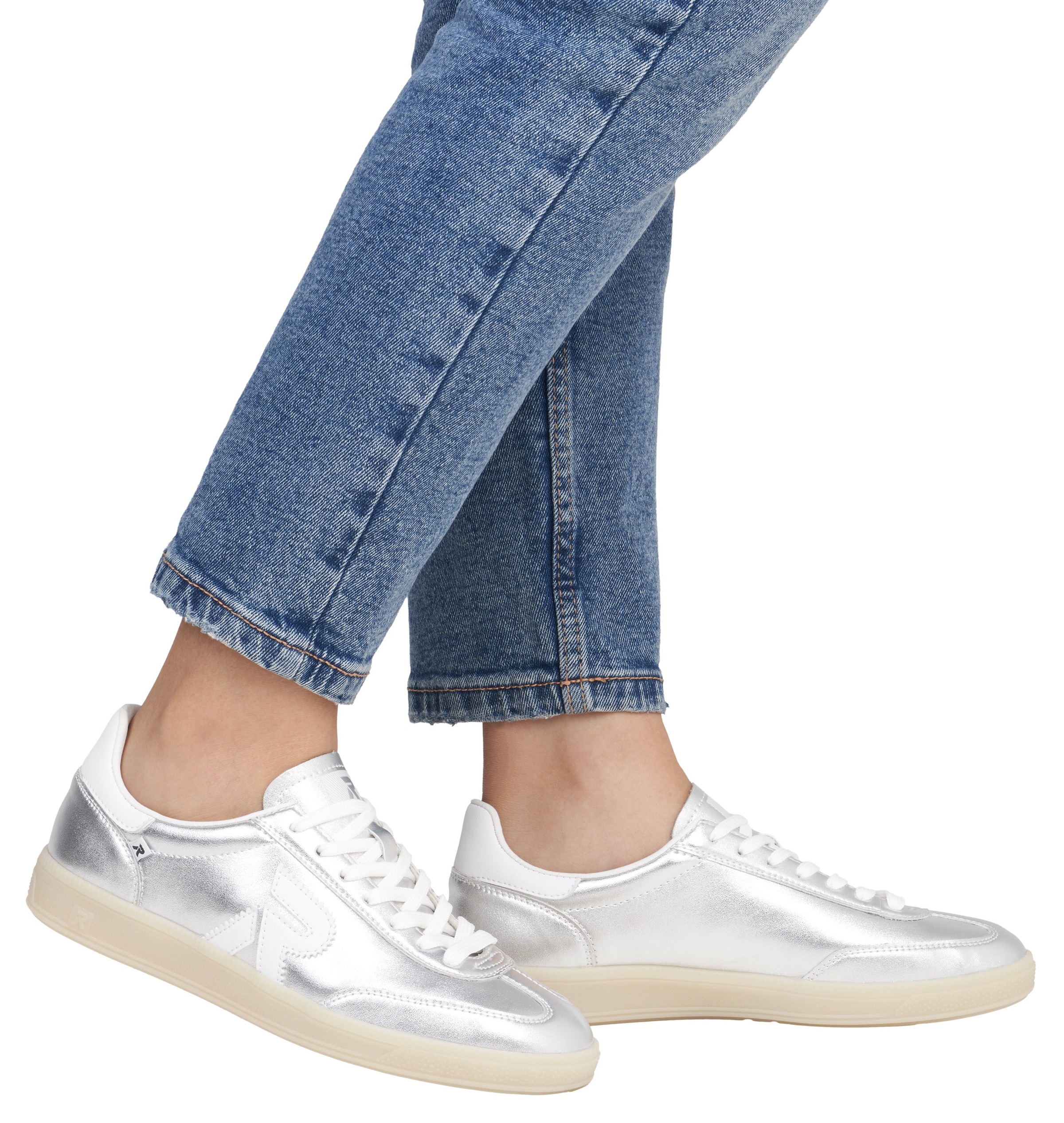 RIEKER Sport Sneaker "San Diego Swing2GO", Retro-Sneaker, Freizeitschuh, Ha günstig online kaufen