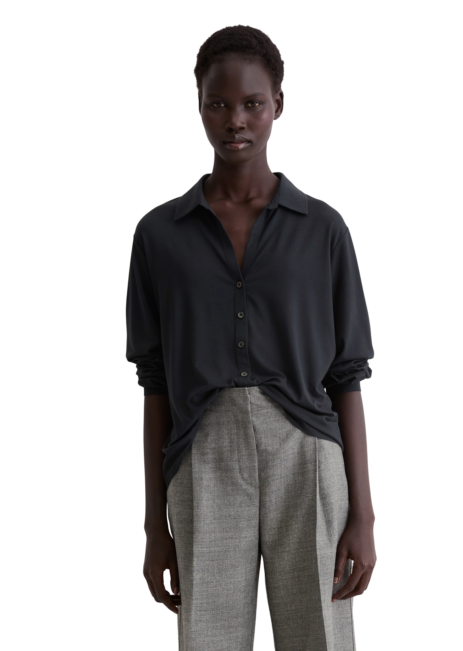 Marc OPolo Langarmbluse "aus LENZING™ ECOVERO™" günstig online kaufen