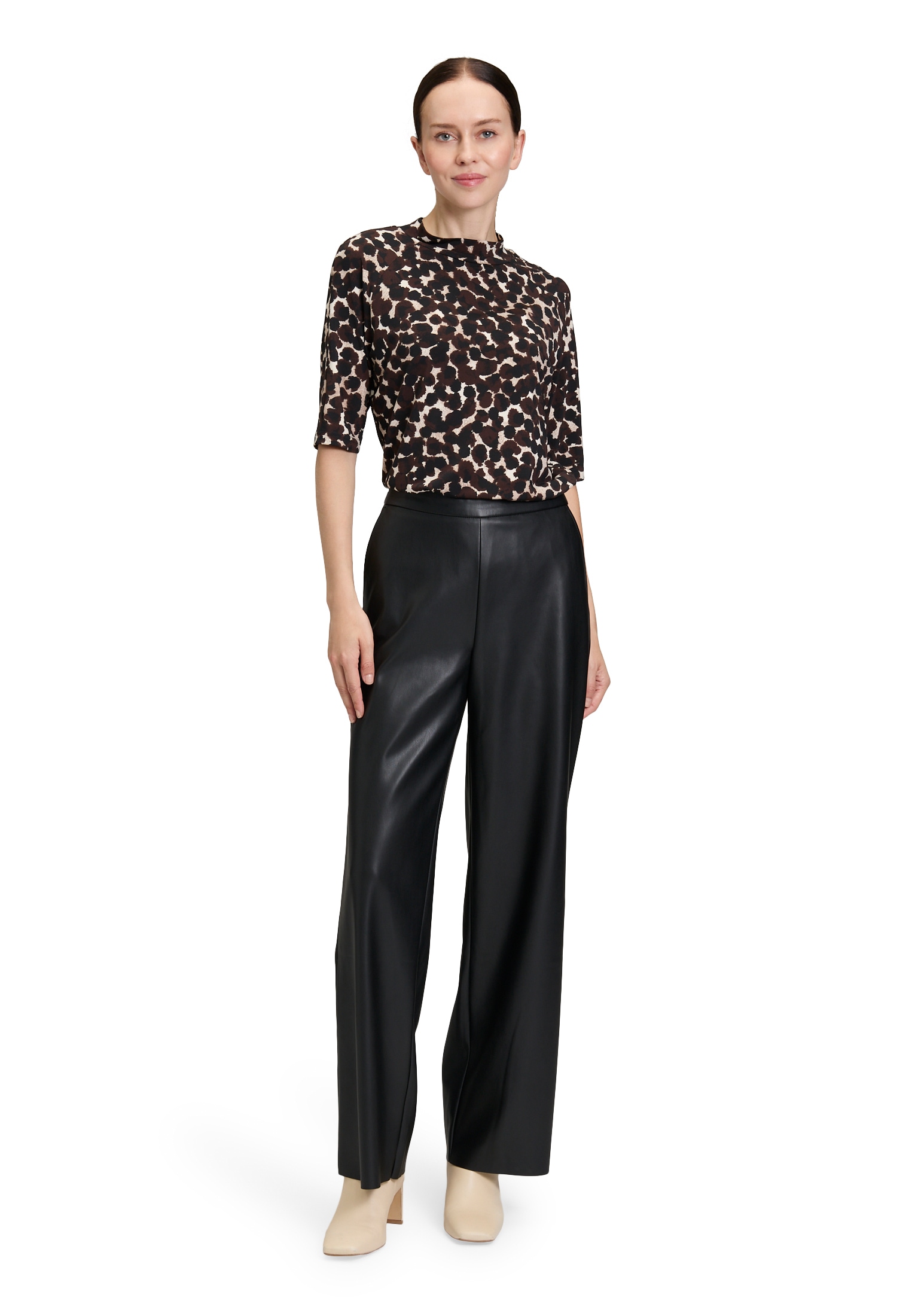 Betty Barclay Kurzarmshirt »Betty Barclay Damen Printshirt mit Stehkragen«, (1 tlg.)